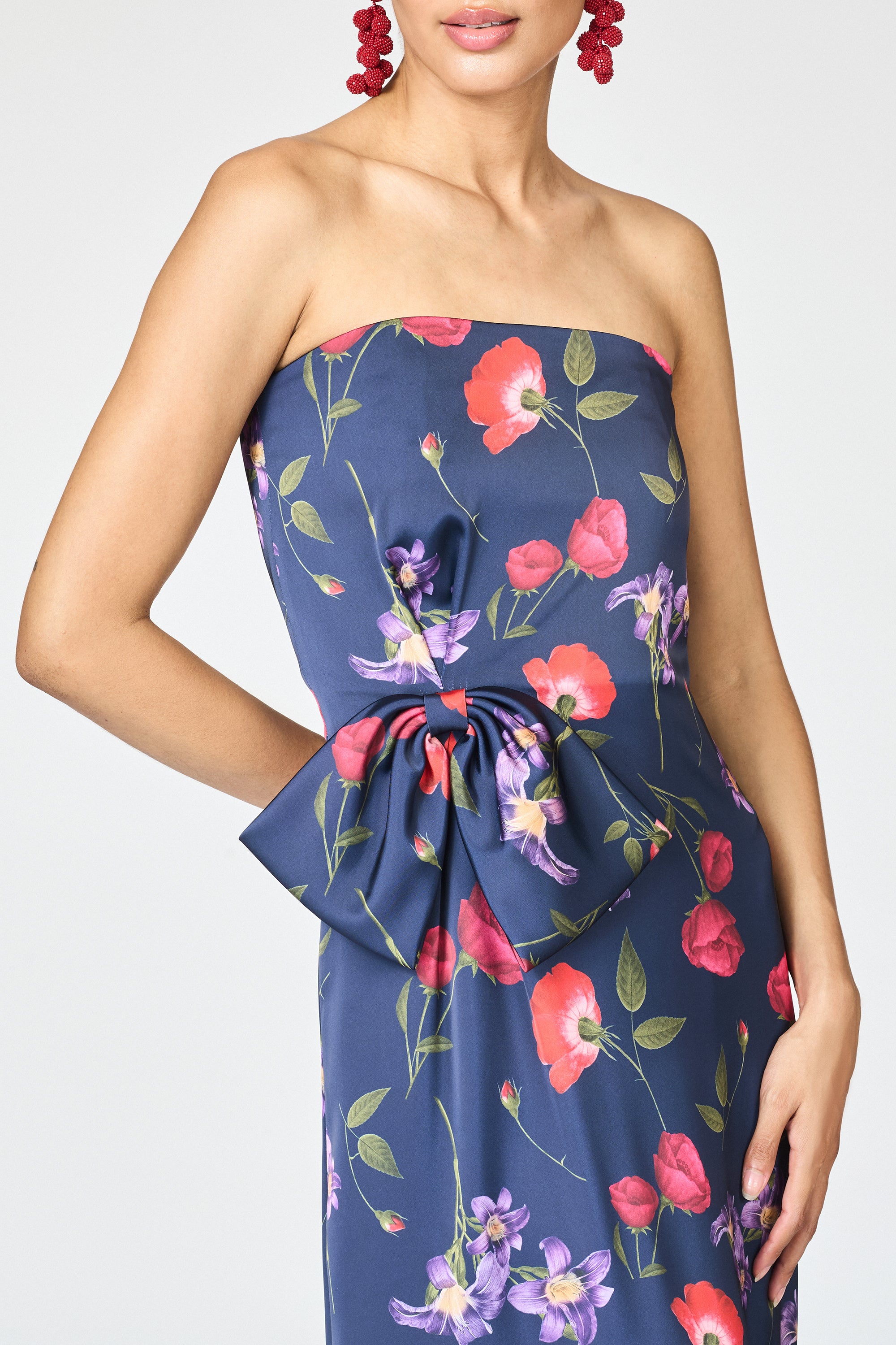 MONROE GOWN - MIDNIGHT JARDIN