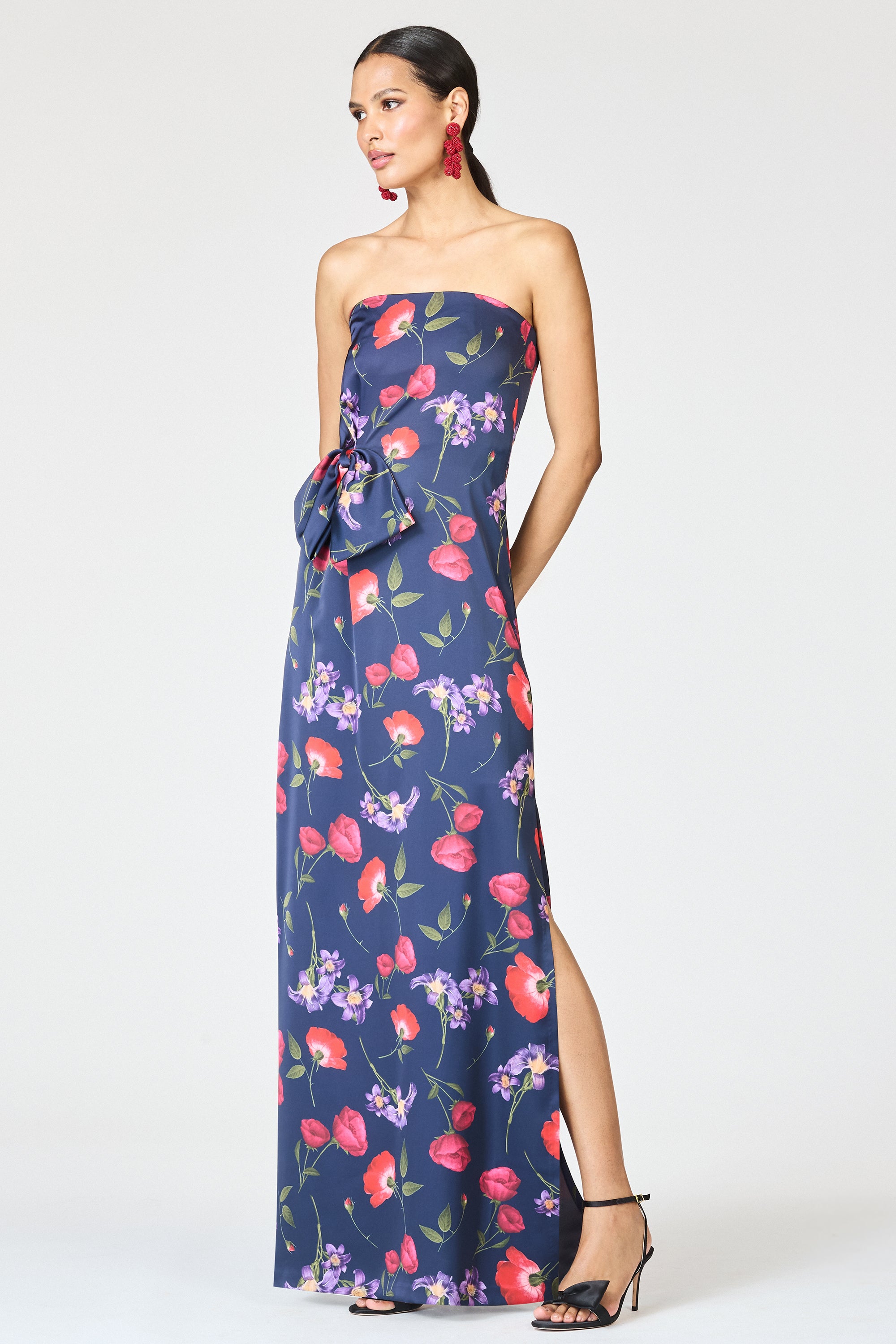 MONROE GOWN - MIDNIGHT JARDIN