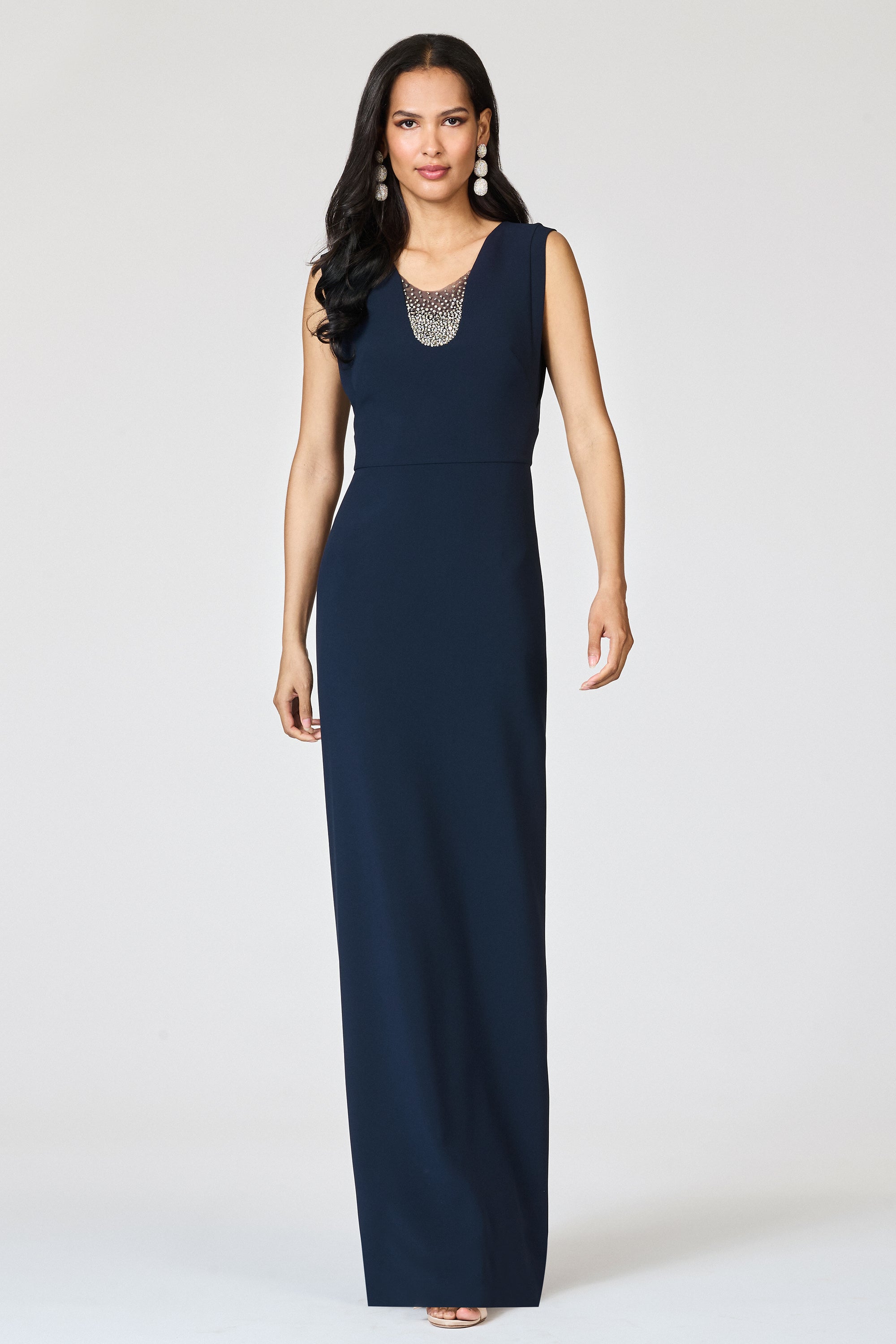EMBELLISHED NATALIE GOWN - MIDNIGHT