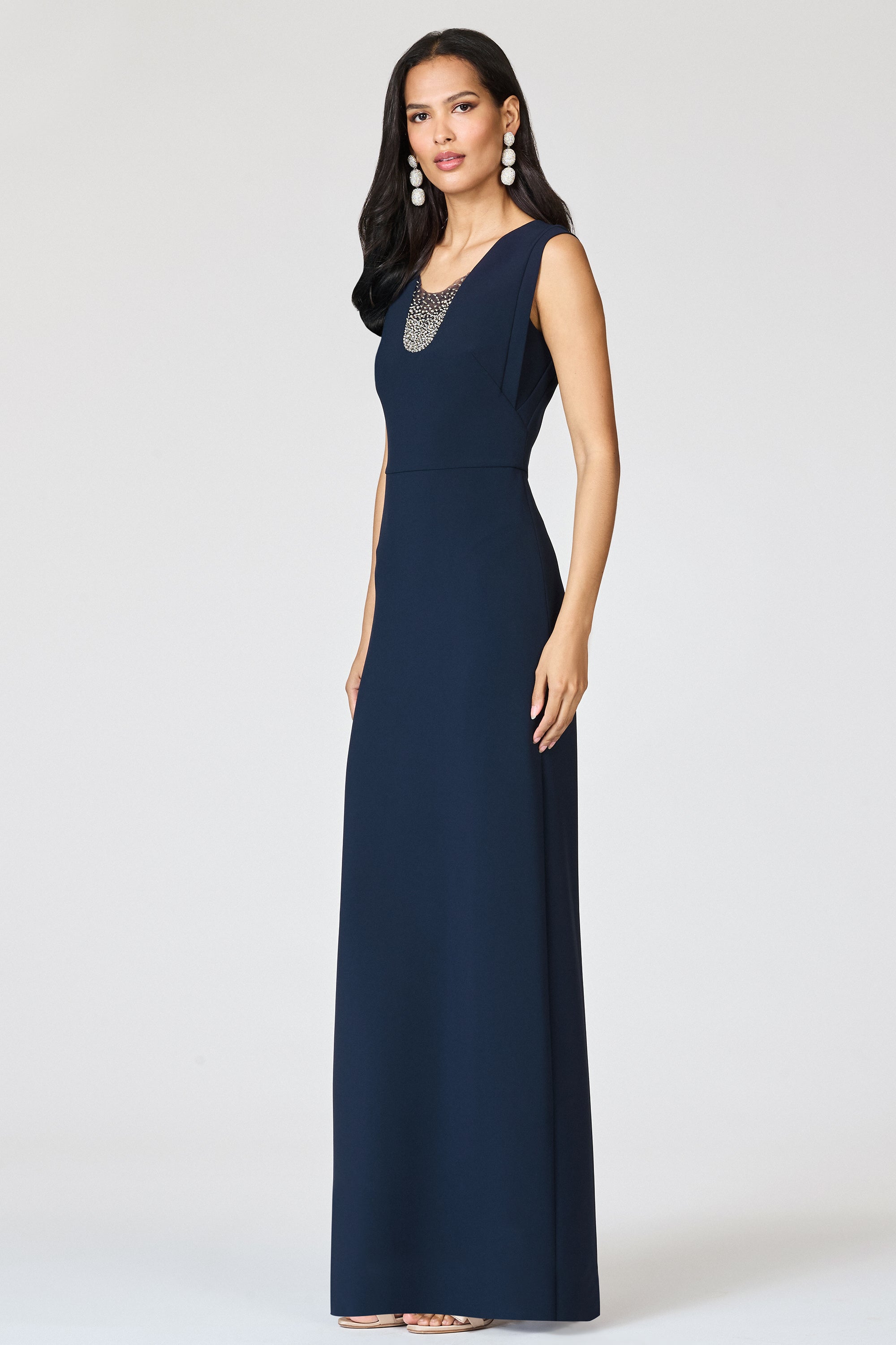 EMBELLISHED NATALIE GOWN - MIDNIGHT