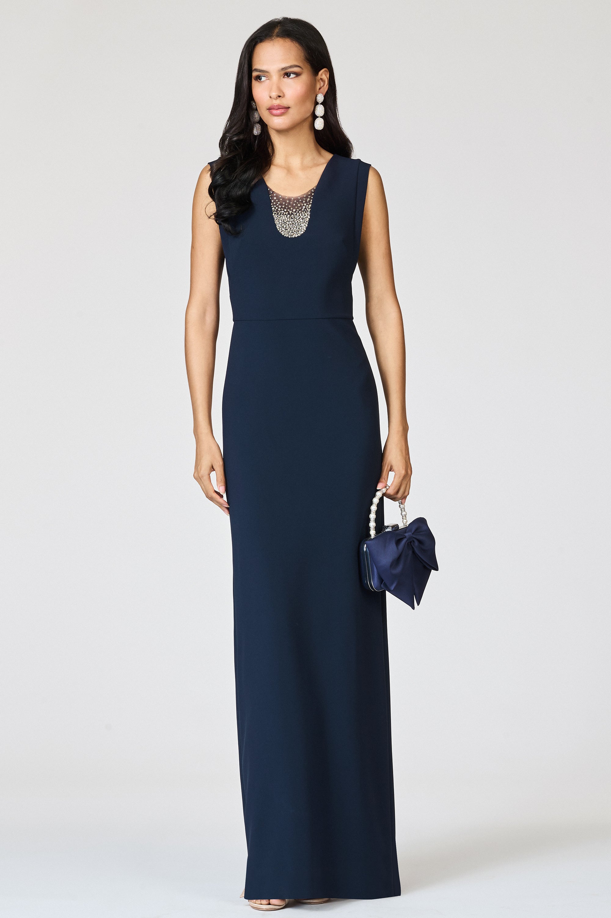 EMBELLISHED NATALIE GOWN - MIDNIGHT