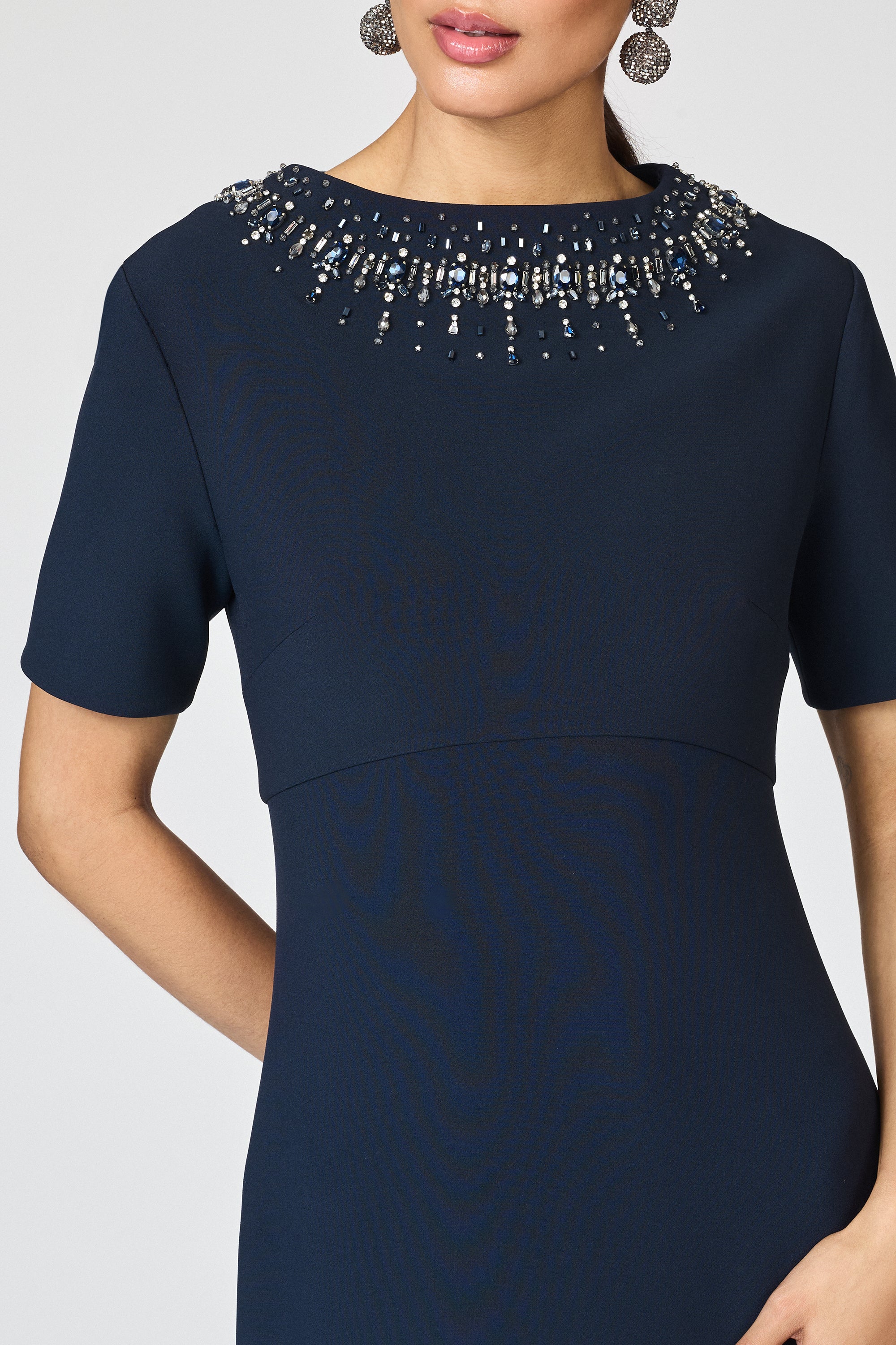 EMBELLISHED FRANCA GOWN - MIDNIGHT