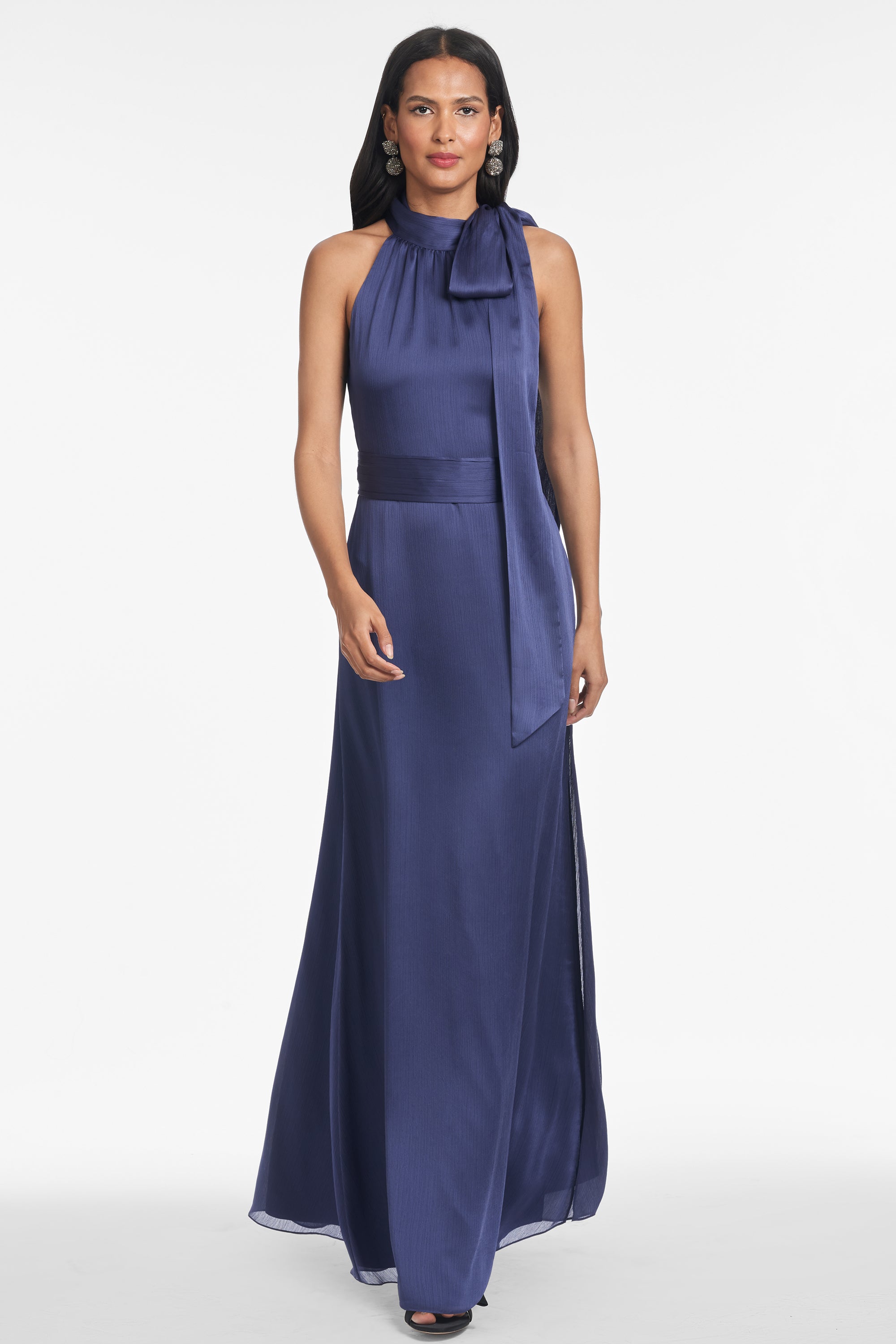 sachin and babi halter dress Sachin & Babi Kayla Halter Gown