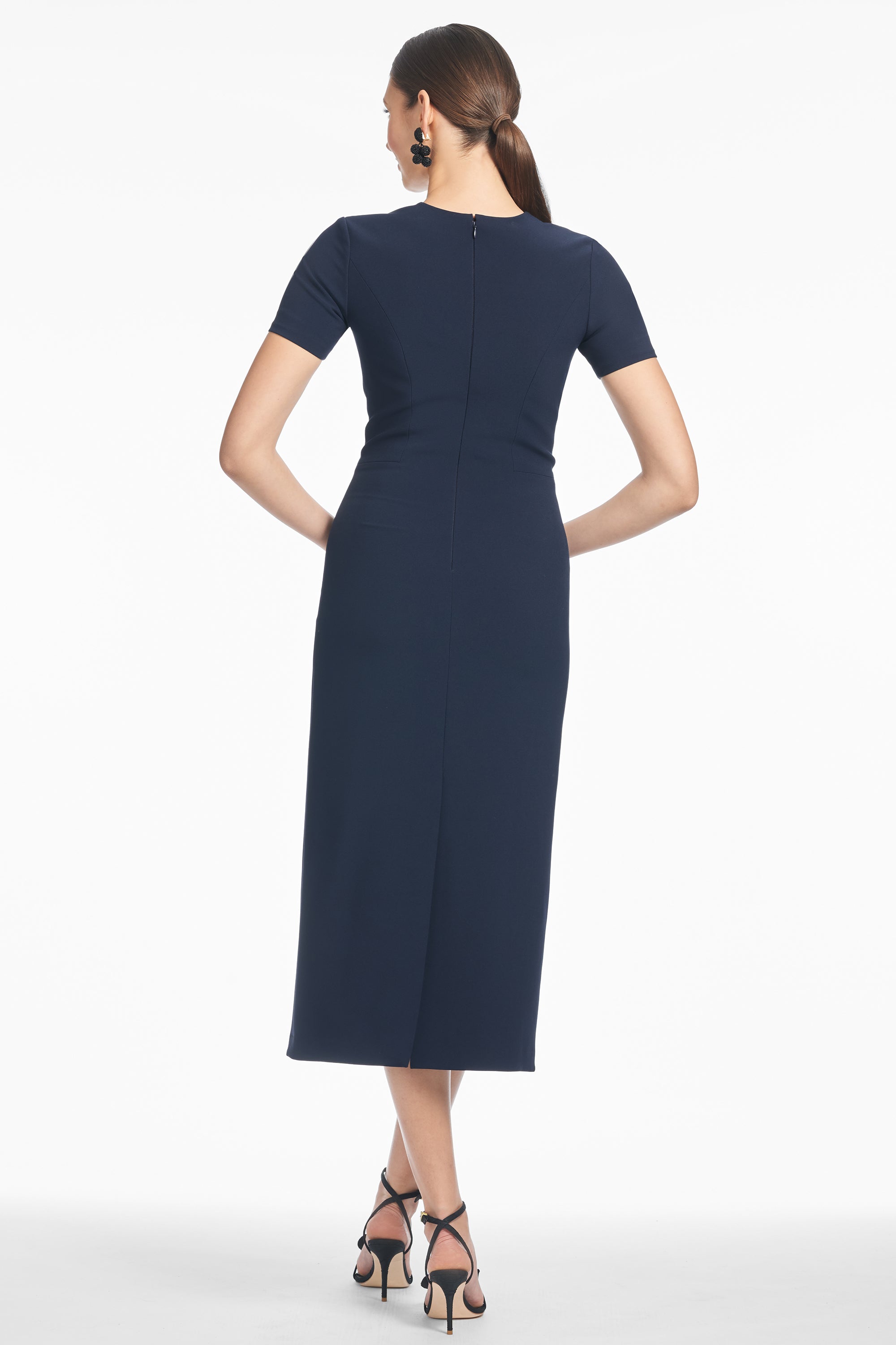 EMBELLISHED TAMARA DRESS - MIDNIGHT