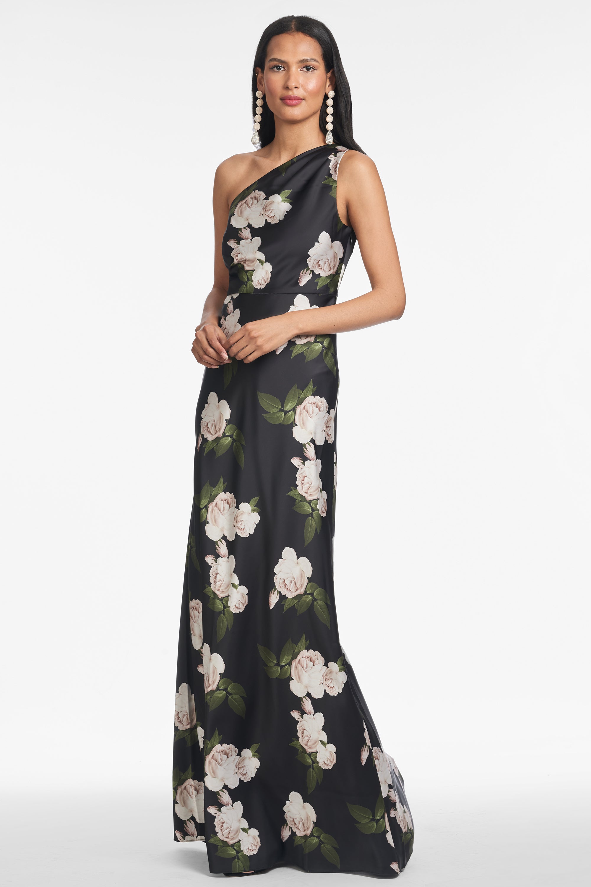 DELPHINE GOWN - OBSIDIAN BLOOMS