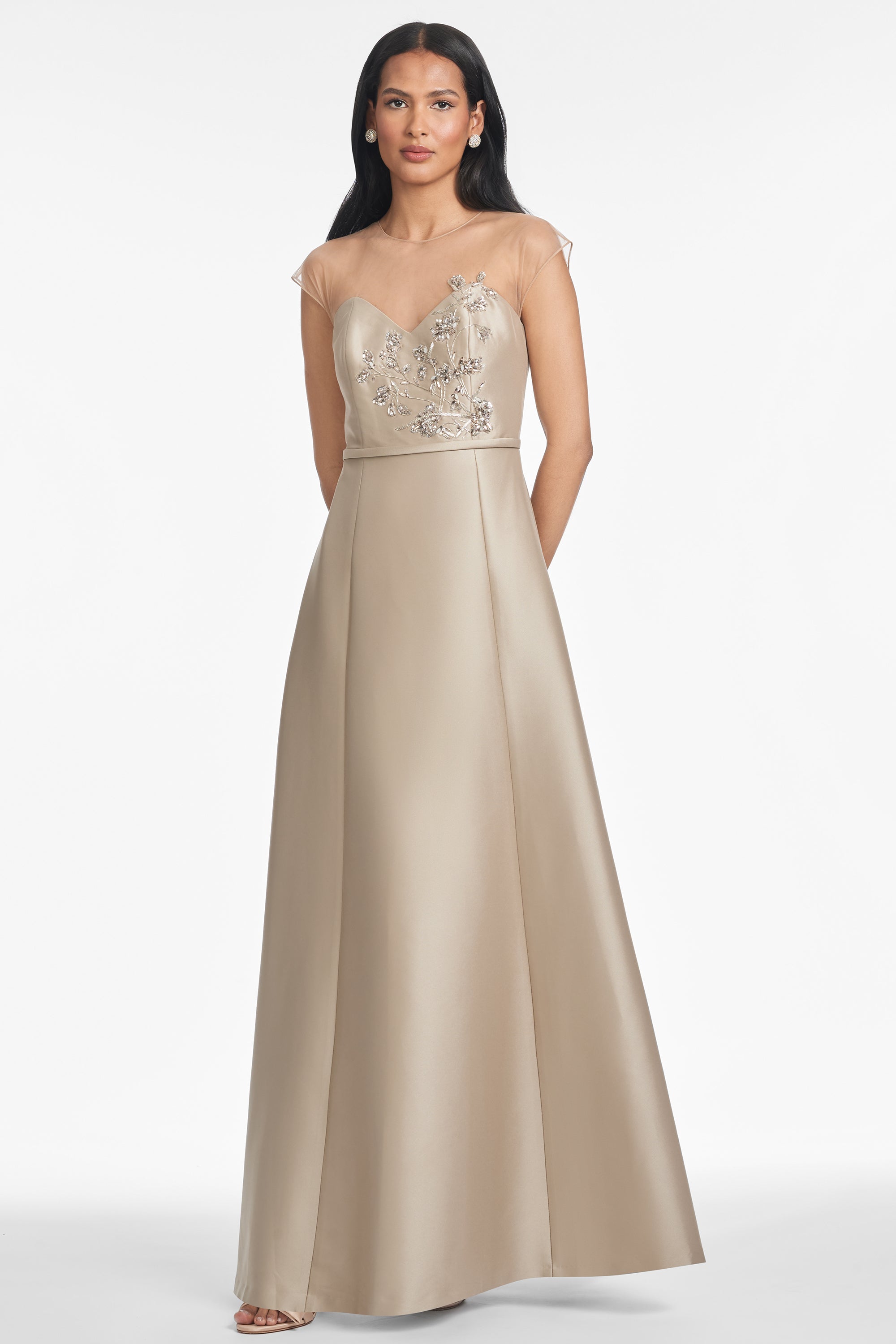 BETSY GOWN - PEWTER