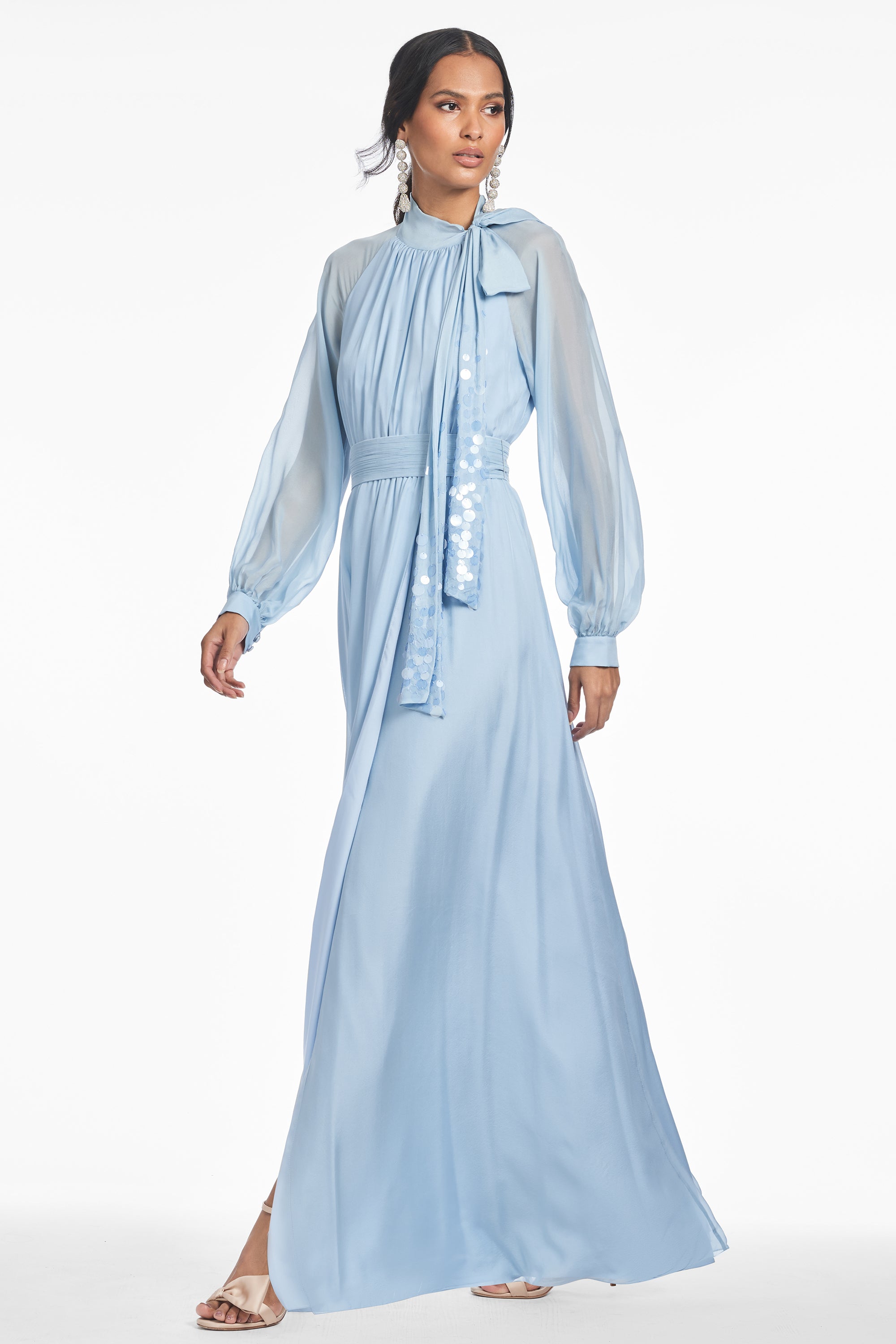 sachin babi blue dress Our exclusive custom shade of Moonbeam is the blue of our dreams! The beloved Sophia is a gown that knows no rival, only admirers