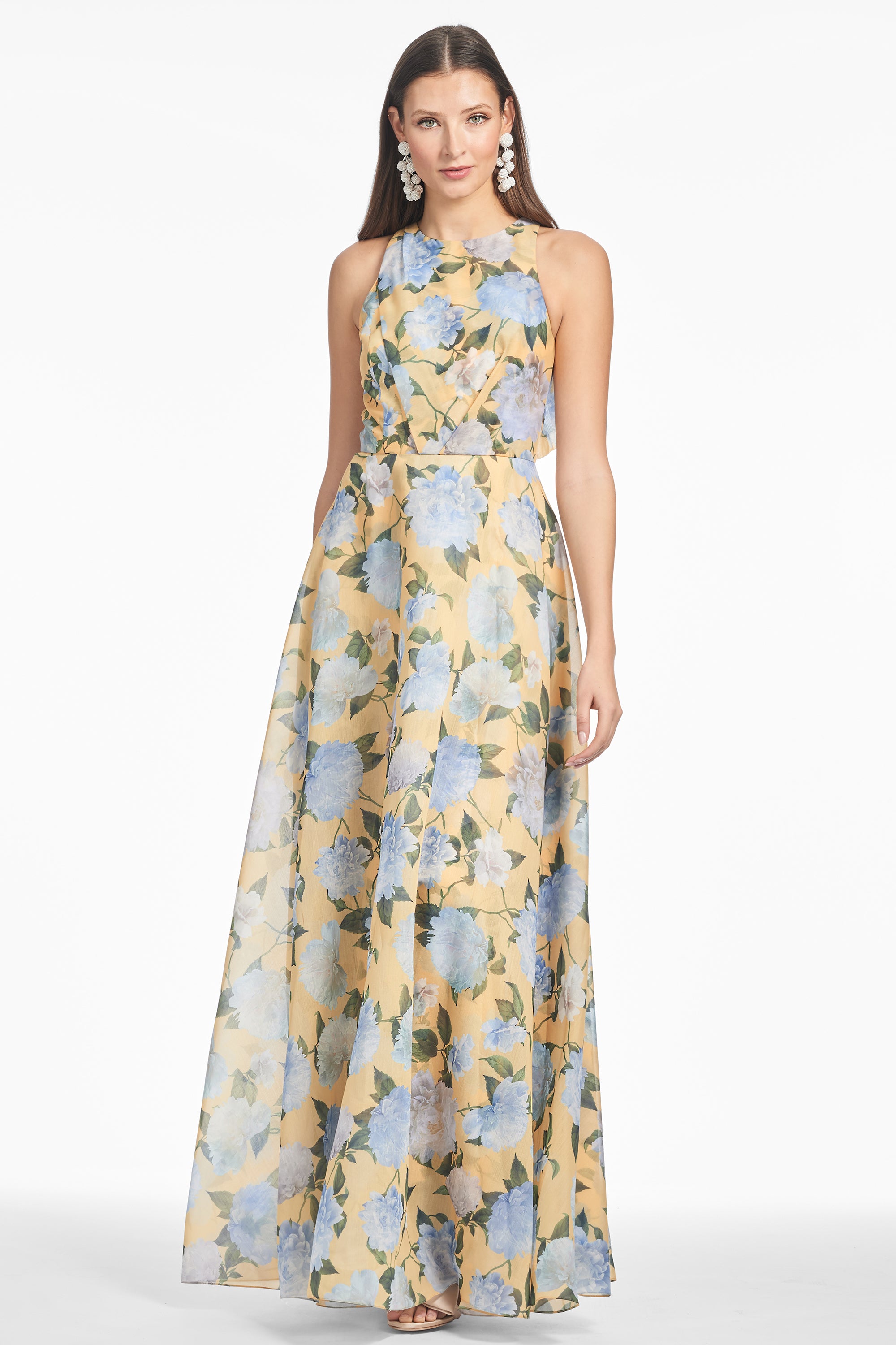 KATE GOWN - SUN AND SEA PEONIES - FINAL SALE