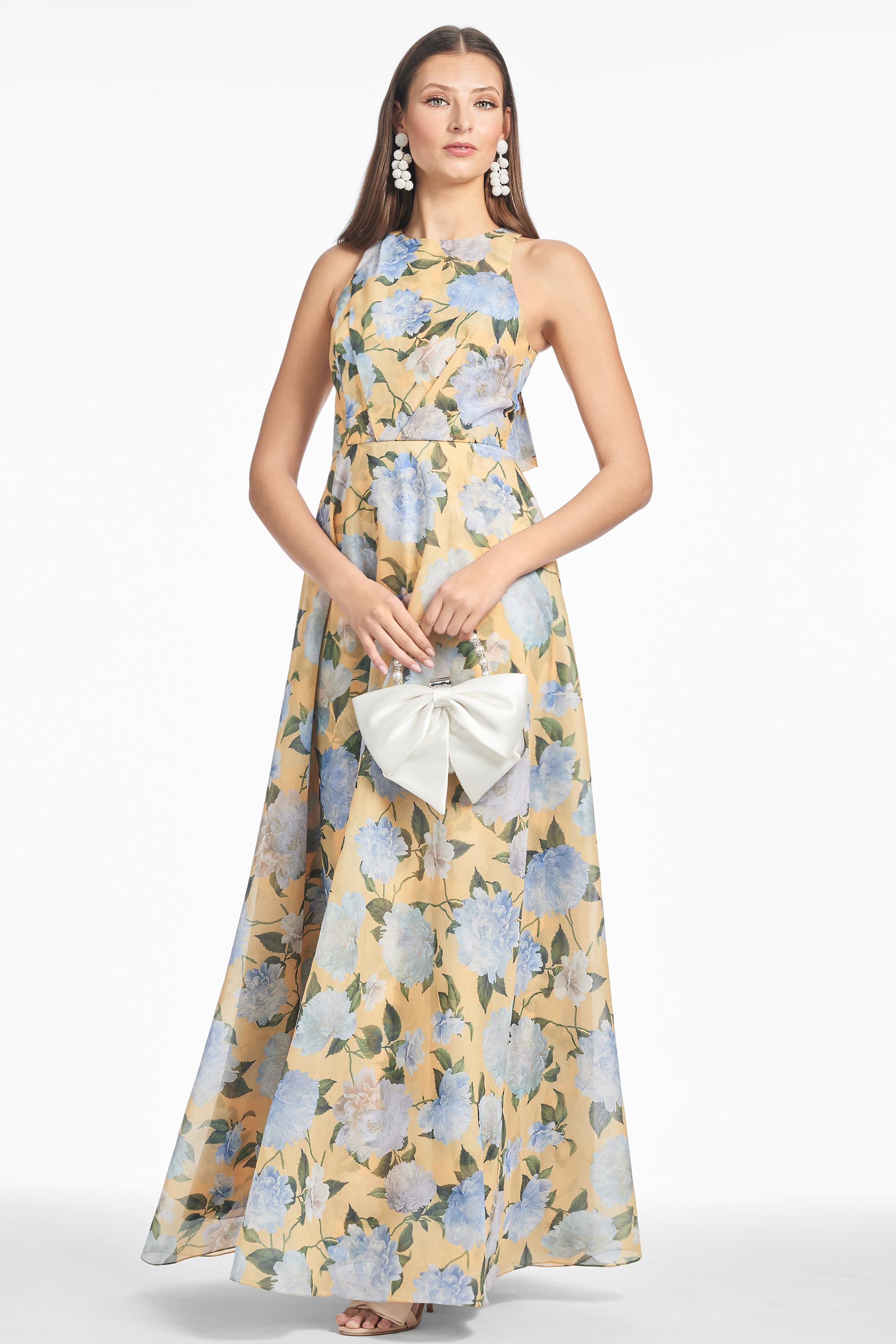 KATE GOWN - SUN AND SEA PEONIES - FINAL SALE