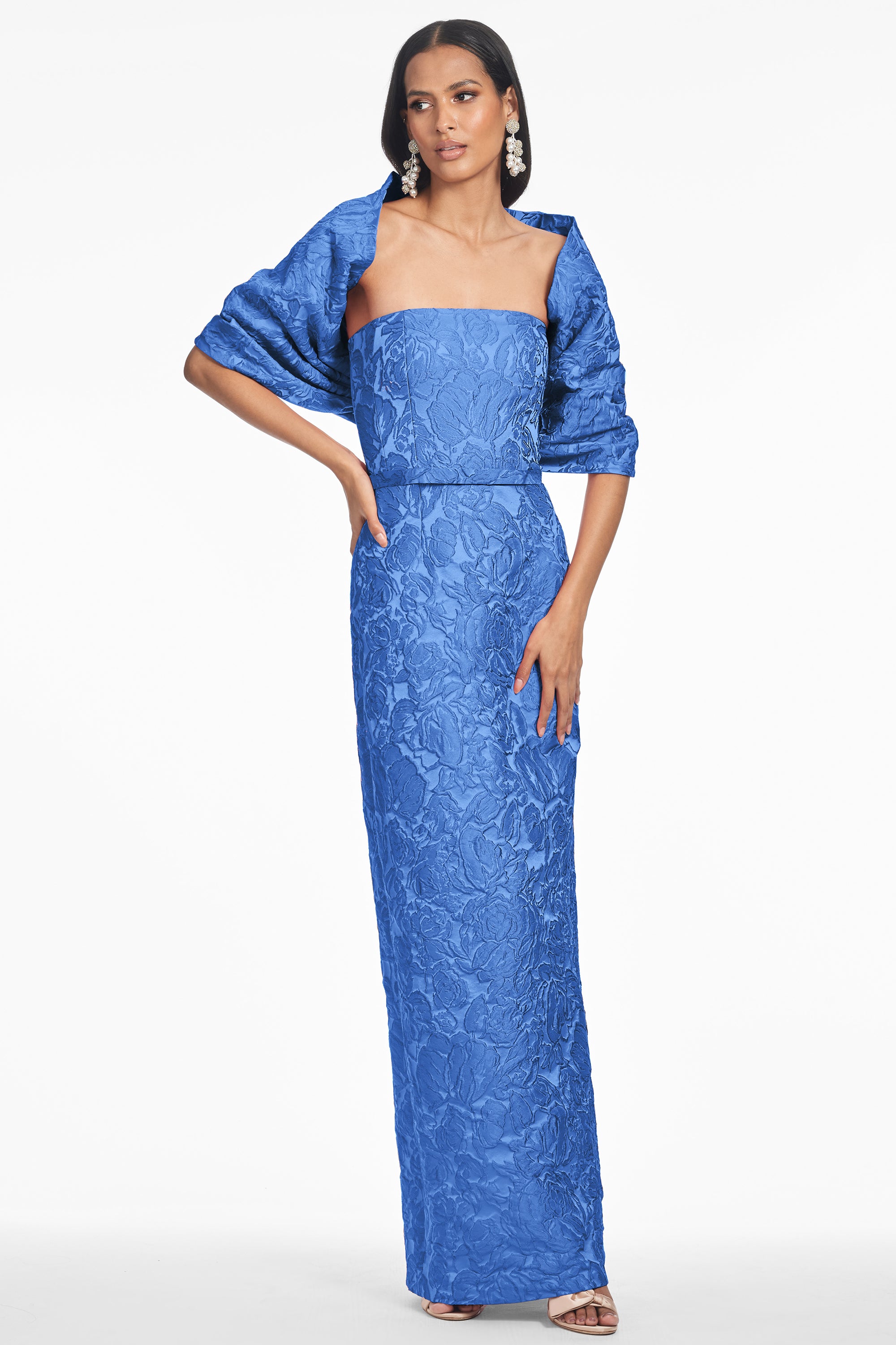 THE HUG SHAWL - MOONBEAM JACQUARD CLOQUE