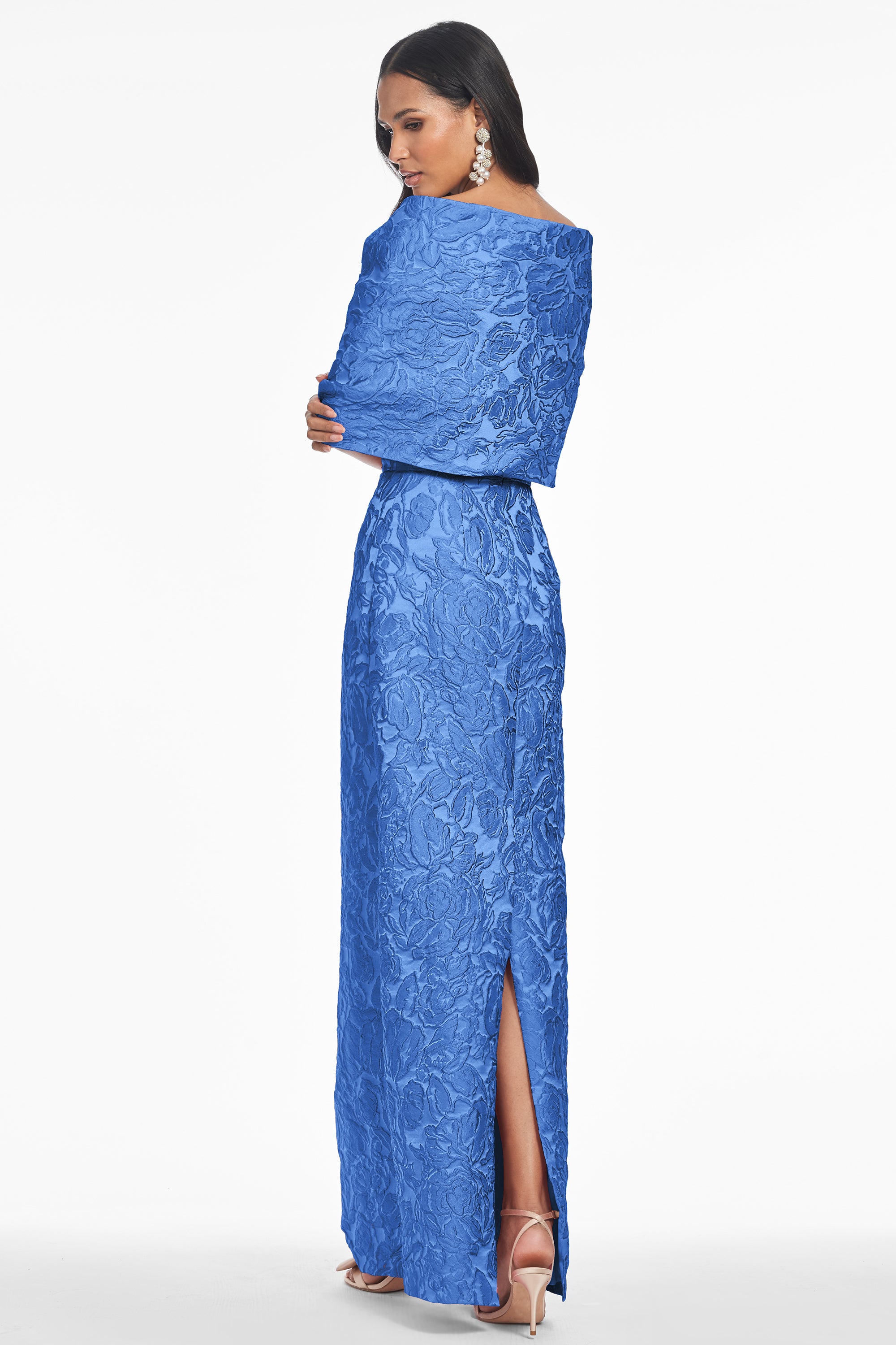 THE HUG SHAWL - MOONBEAM JACQUARD CLOQUE