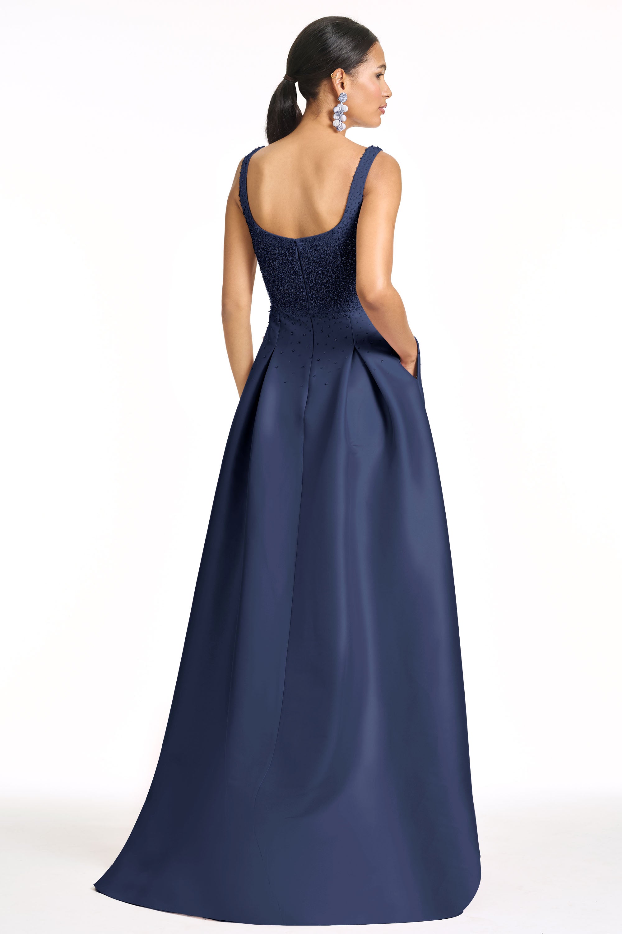 EMBELLISHED AURORA GOWN - NIGHT SKY