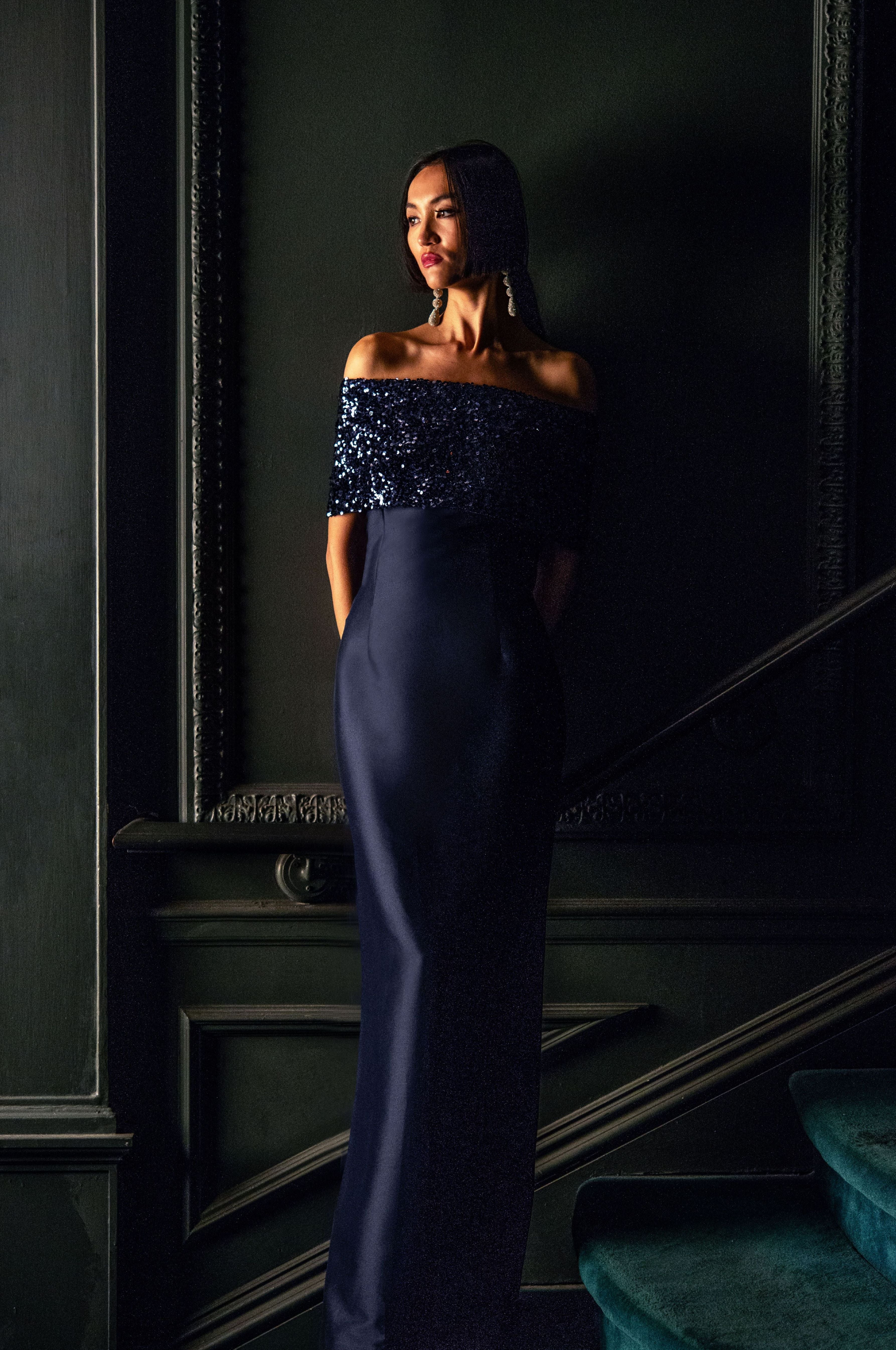 Ada Gown - Poseidon Night Sky - Final Sale