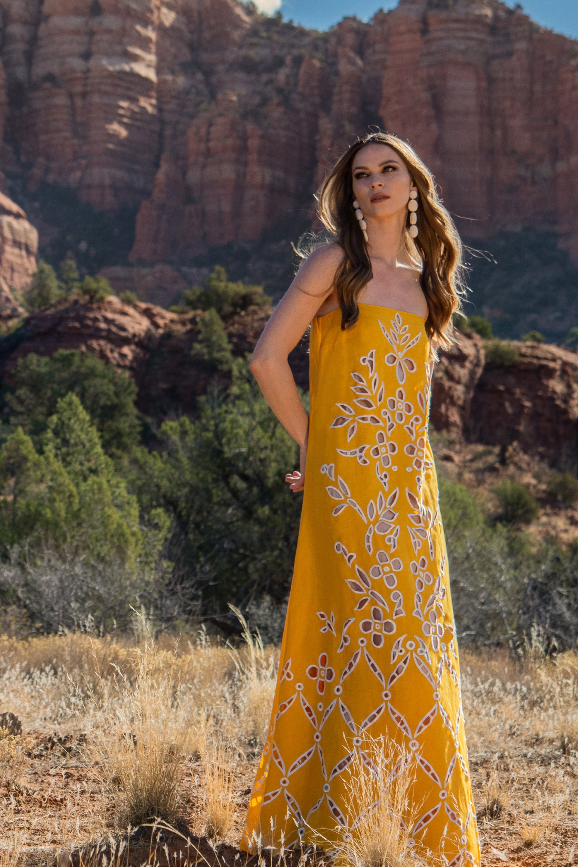 sachin and babi gold dress Sachin & Babi Sianna Maxi - Marigold