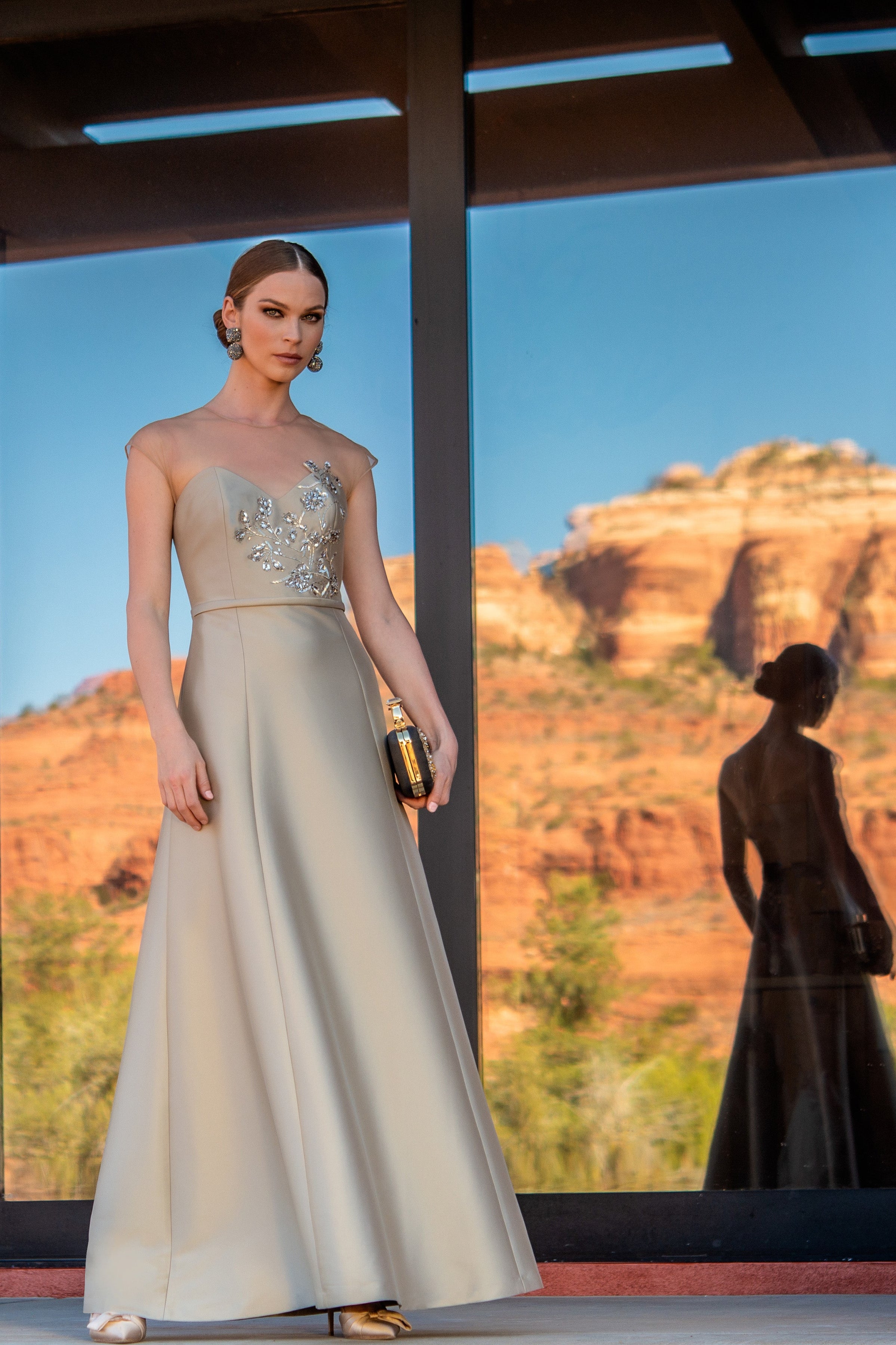 BETSY GOWN - PEWTER