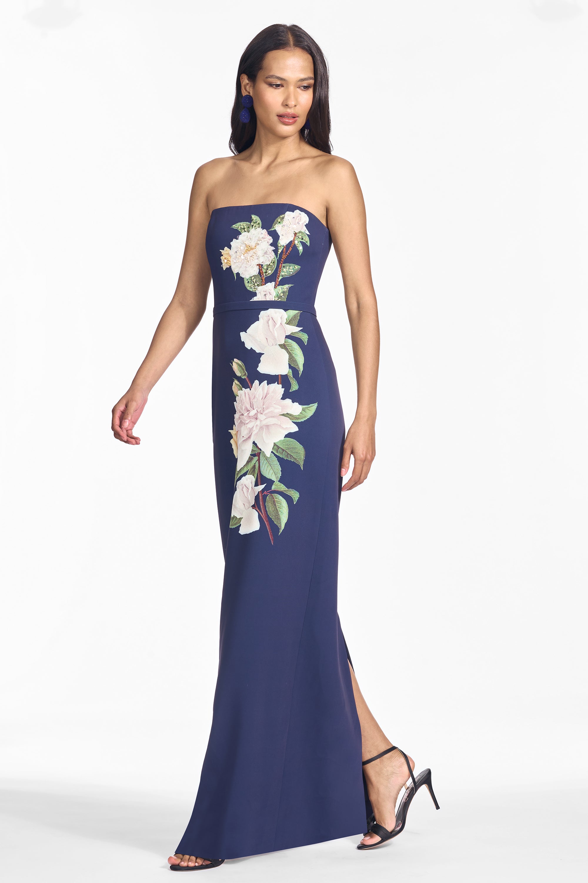 EMBELLISHED SOPHIA GOWN - EVENING GARDENIA