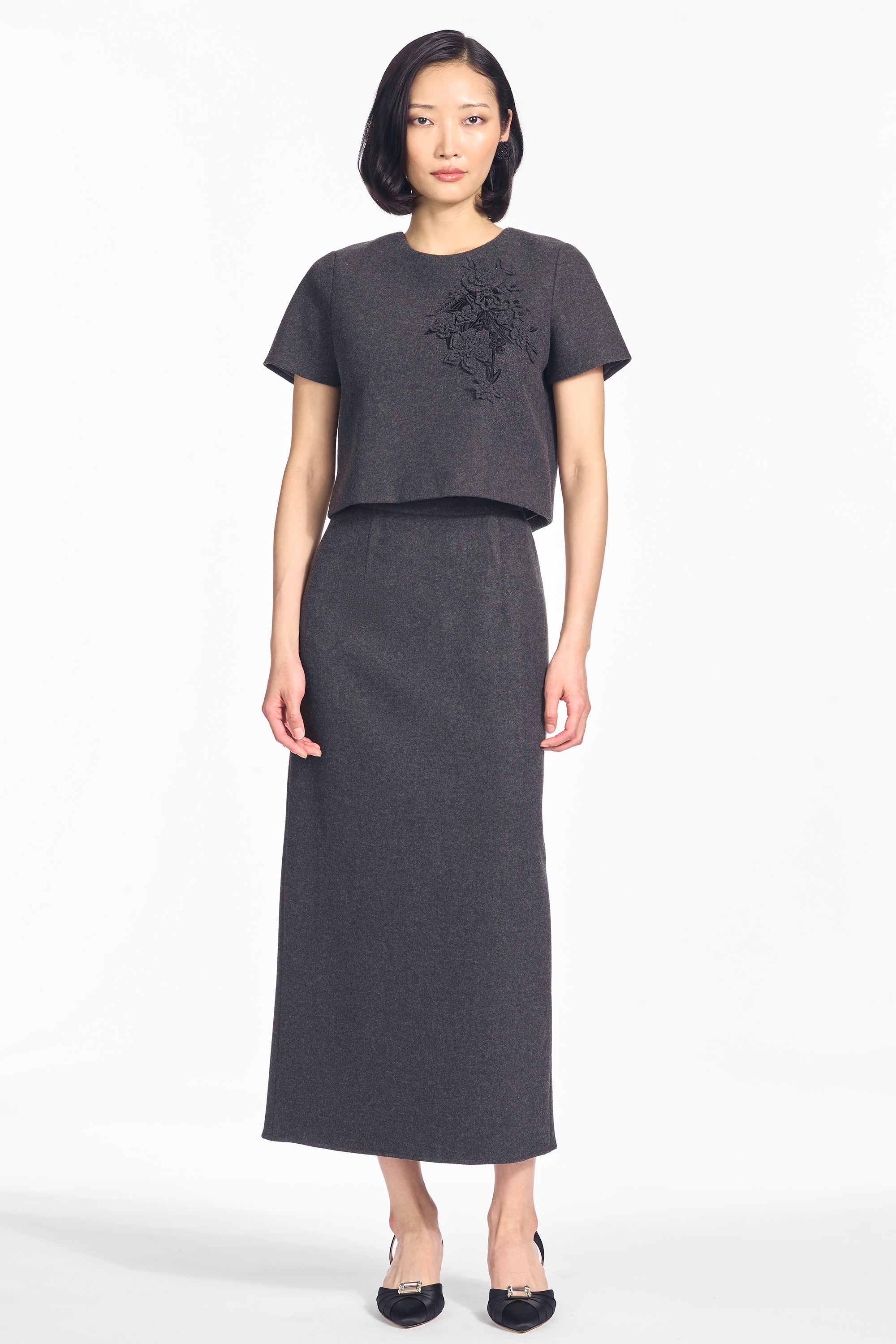 LEONA SKIRT - GRAPHITE