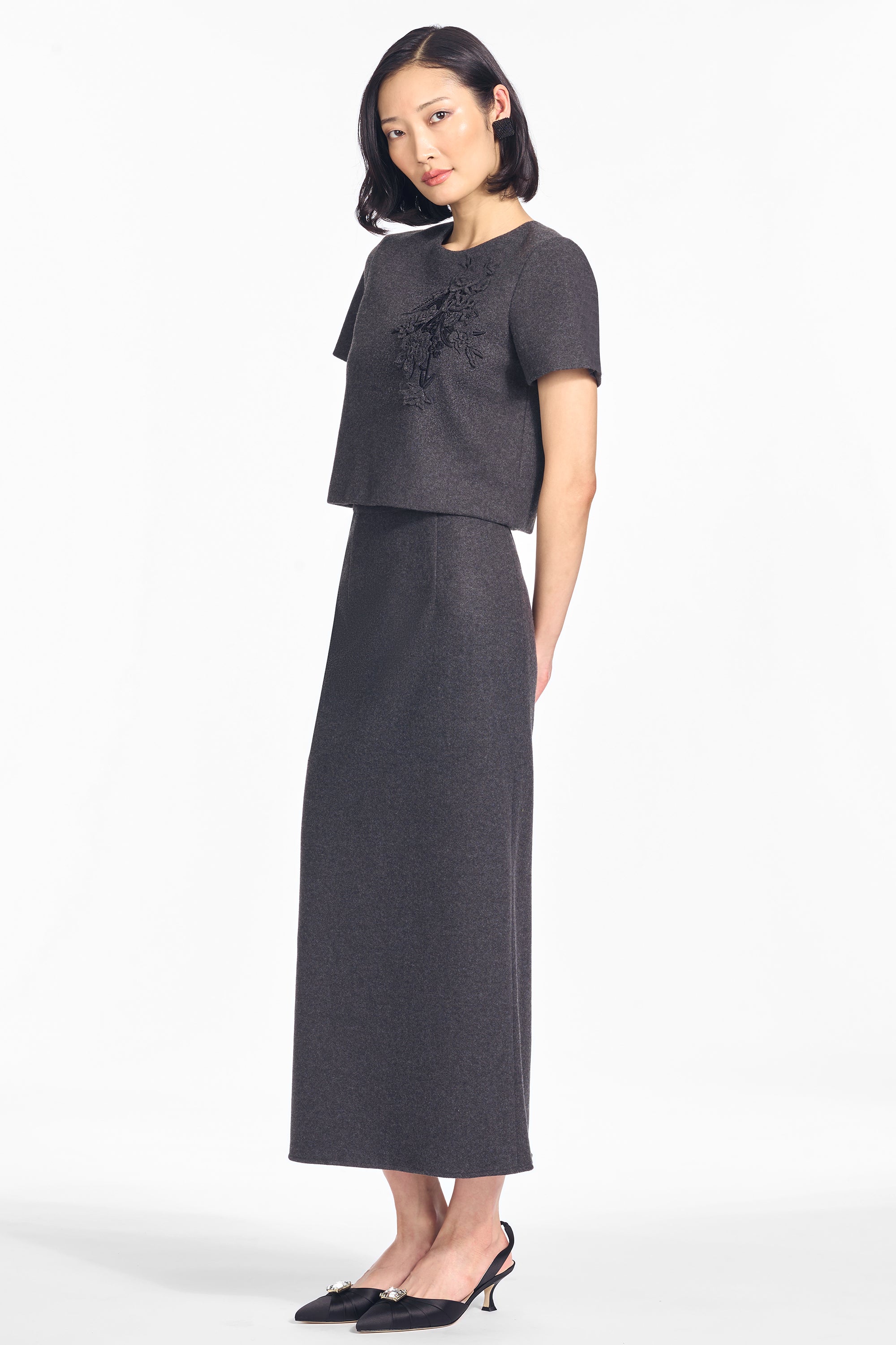 LEONA SKIRT - GRAPHITE