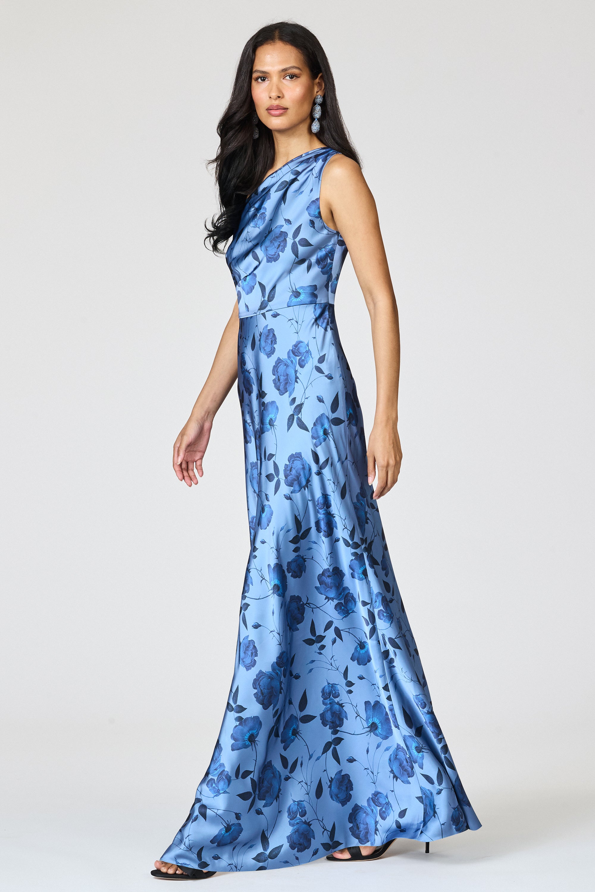 DELPHINE GOWN - WILD STEEL ROSES