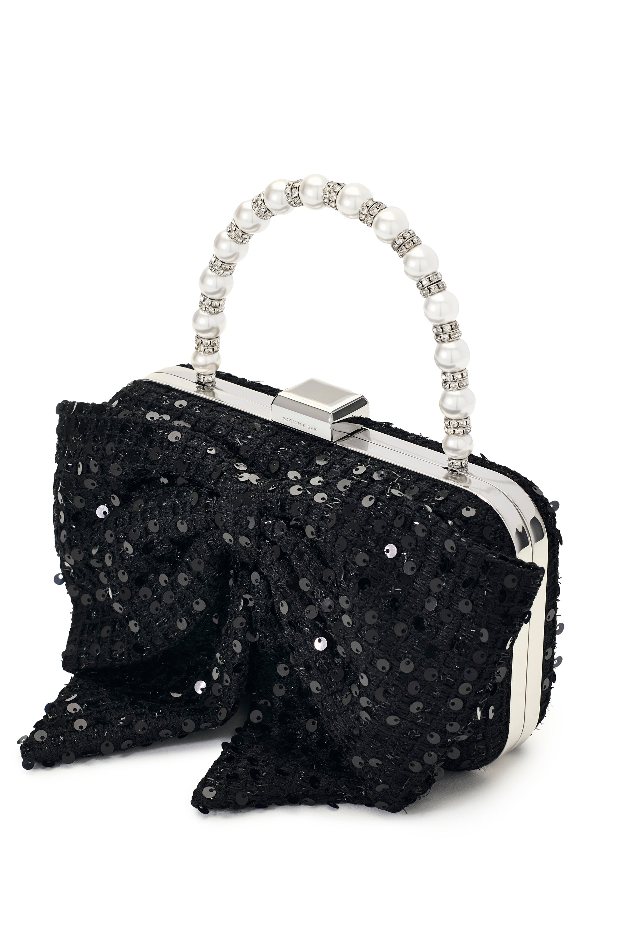 BUBBLY BAG - BLACK SEQUINS