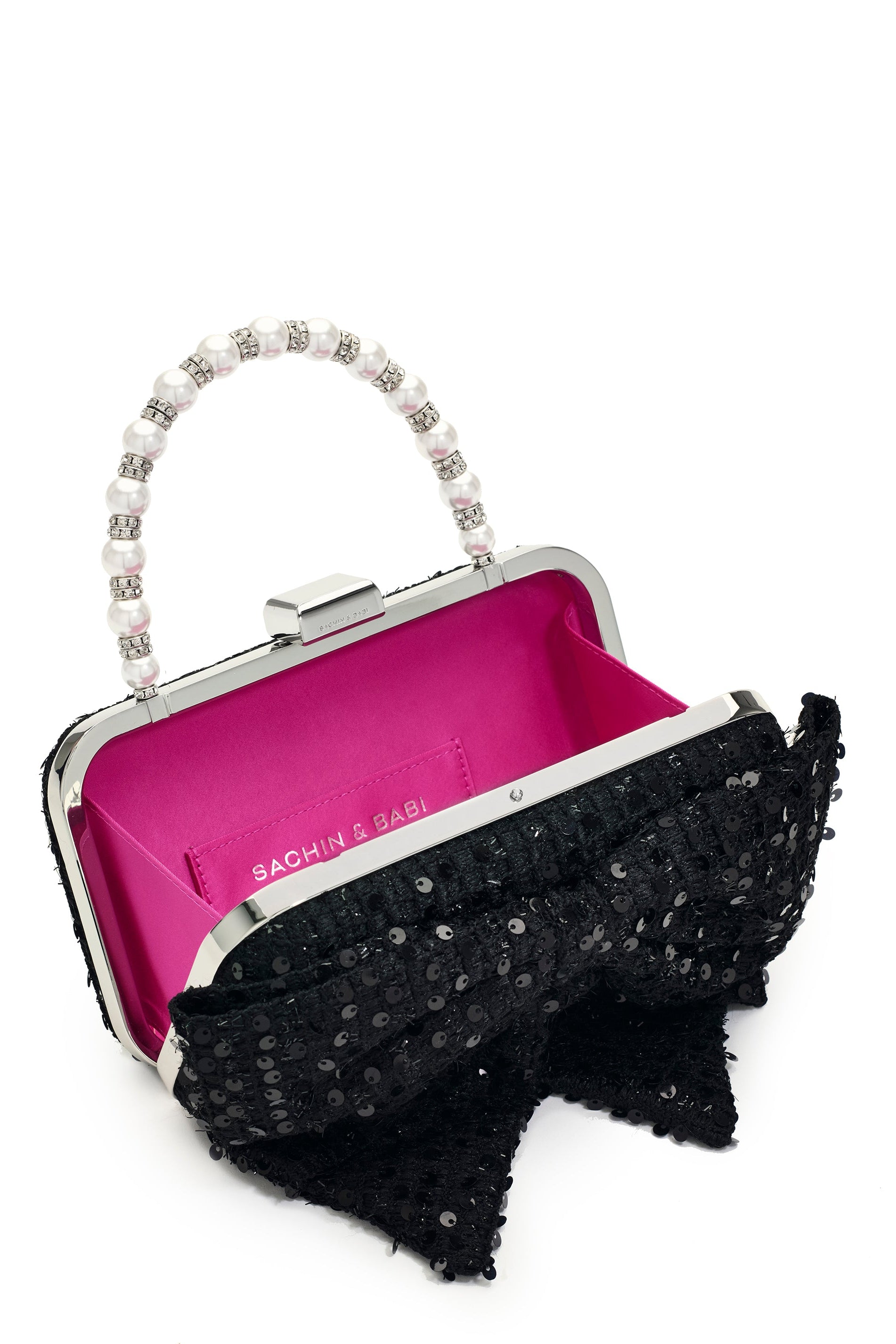 BUBBLY BAG - BLACK SEQUINS