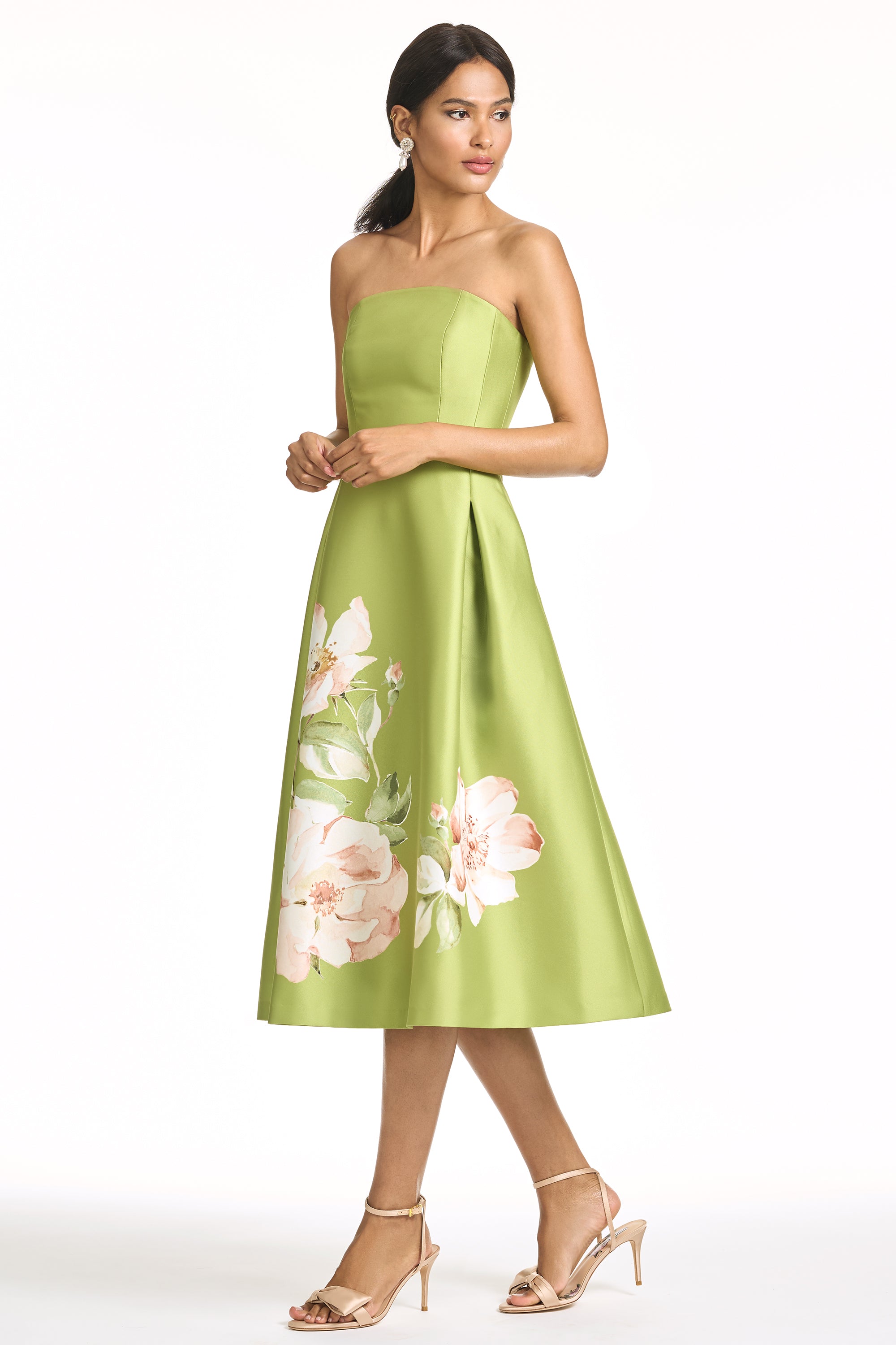 SHAY DRESS - PERIDOT CORSAGE