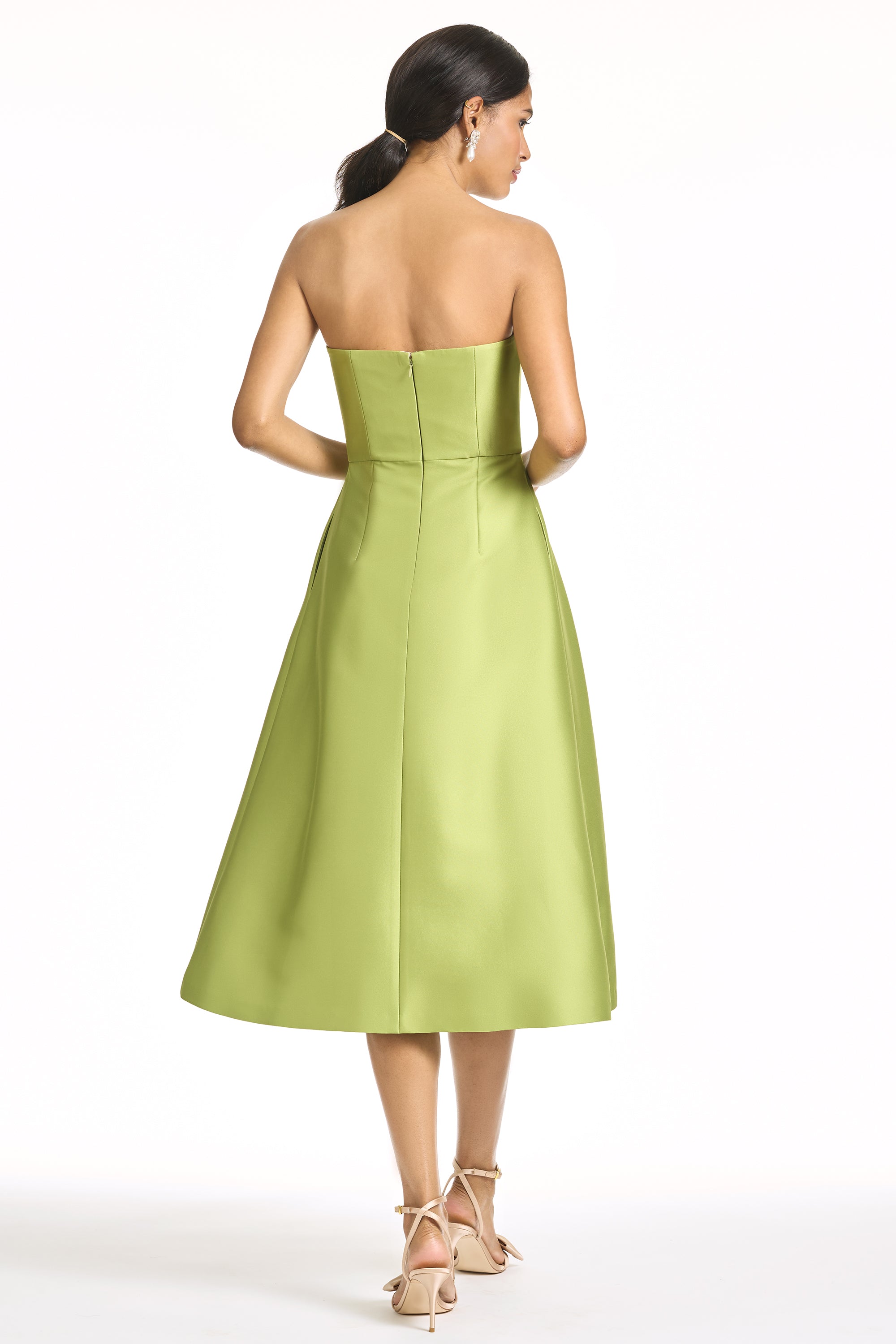 SHAY DRESS - PERIDOT CORSAGE