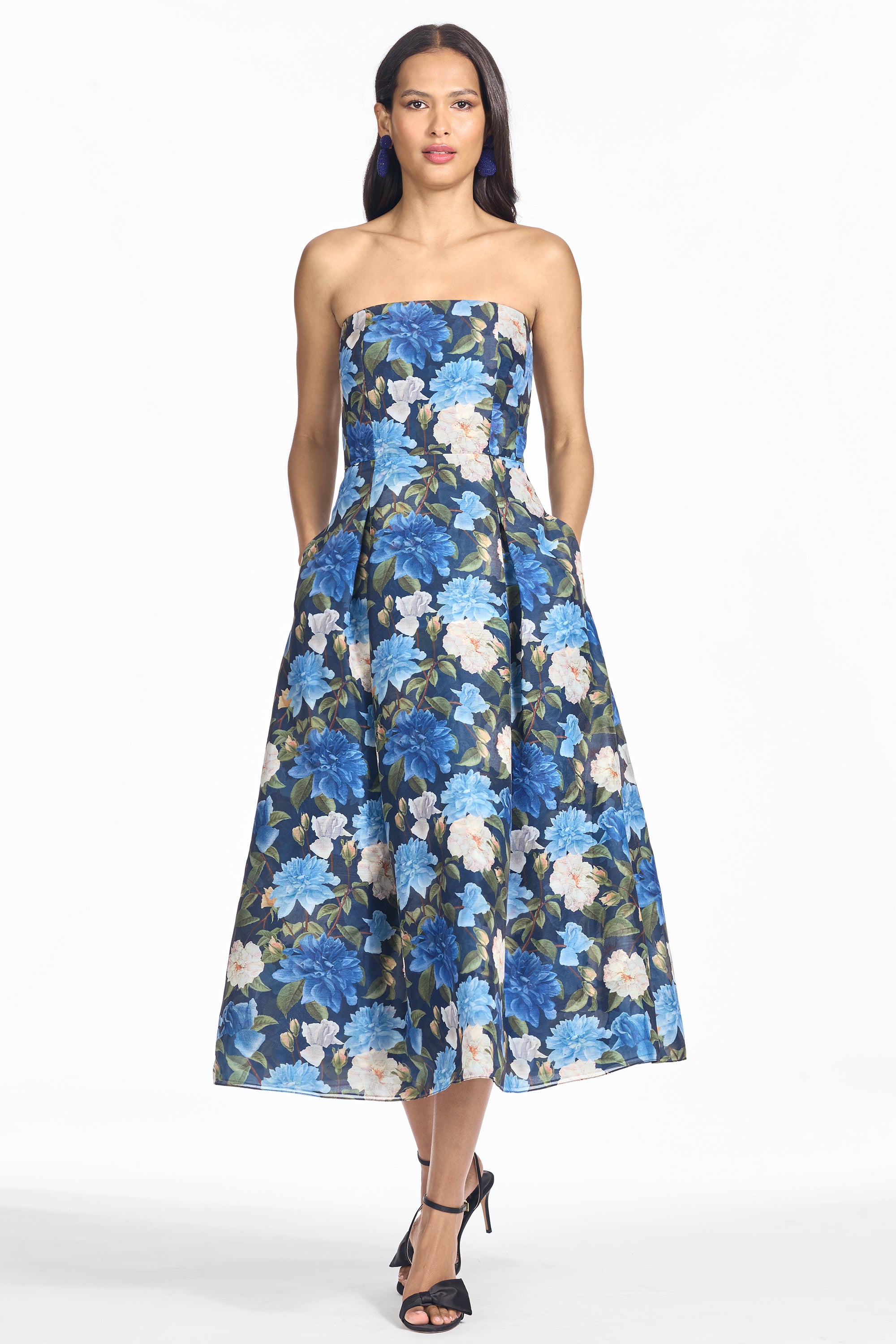 Shay dress porcelain botanica
