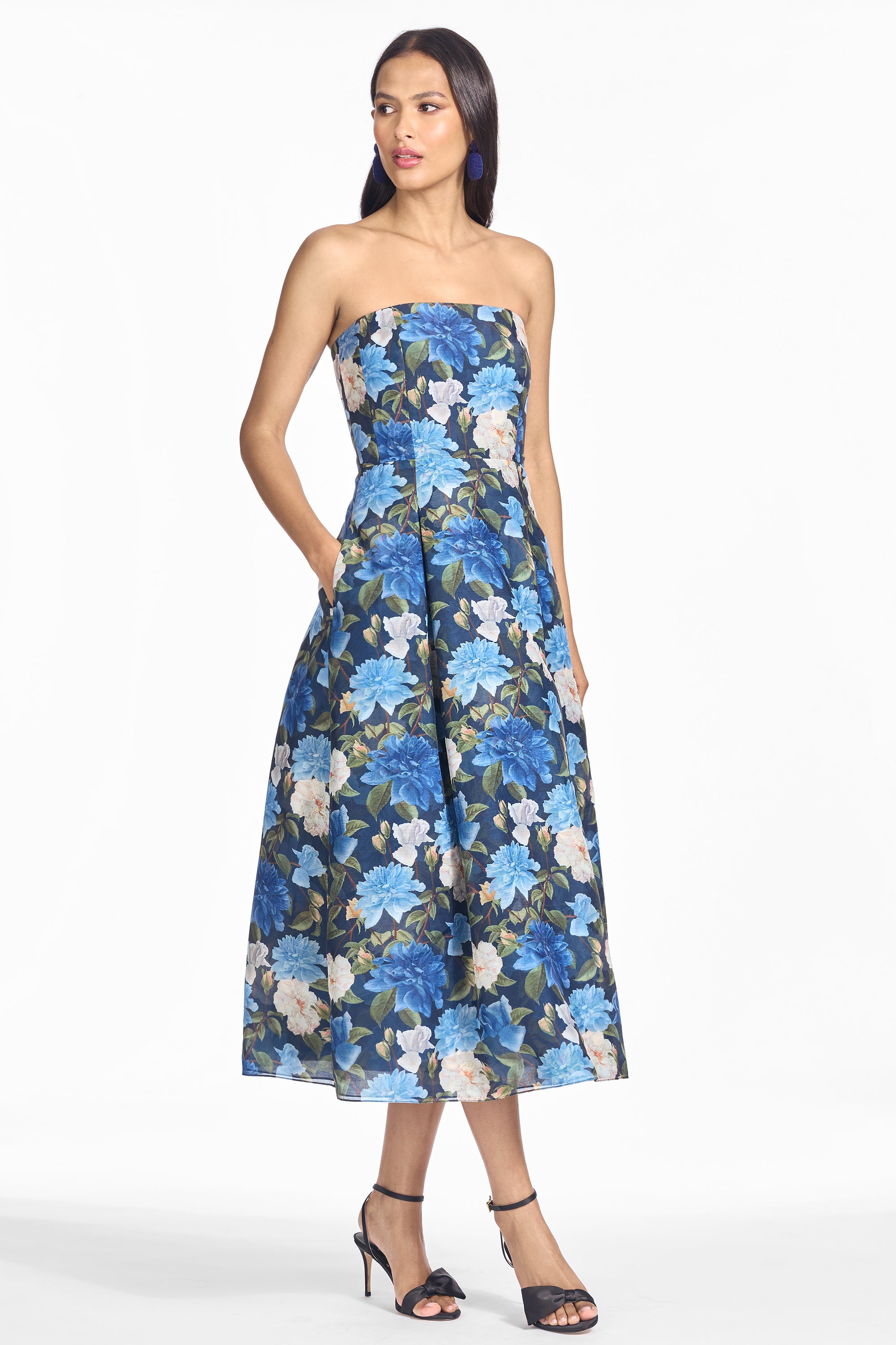 Shay dress porcelain botanica