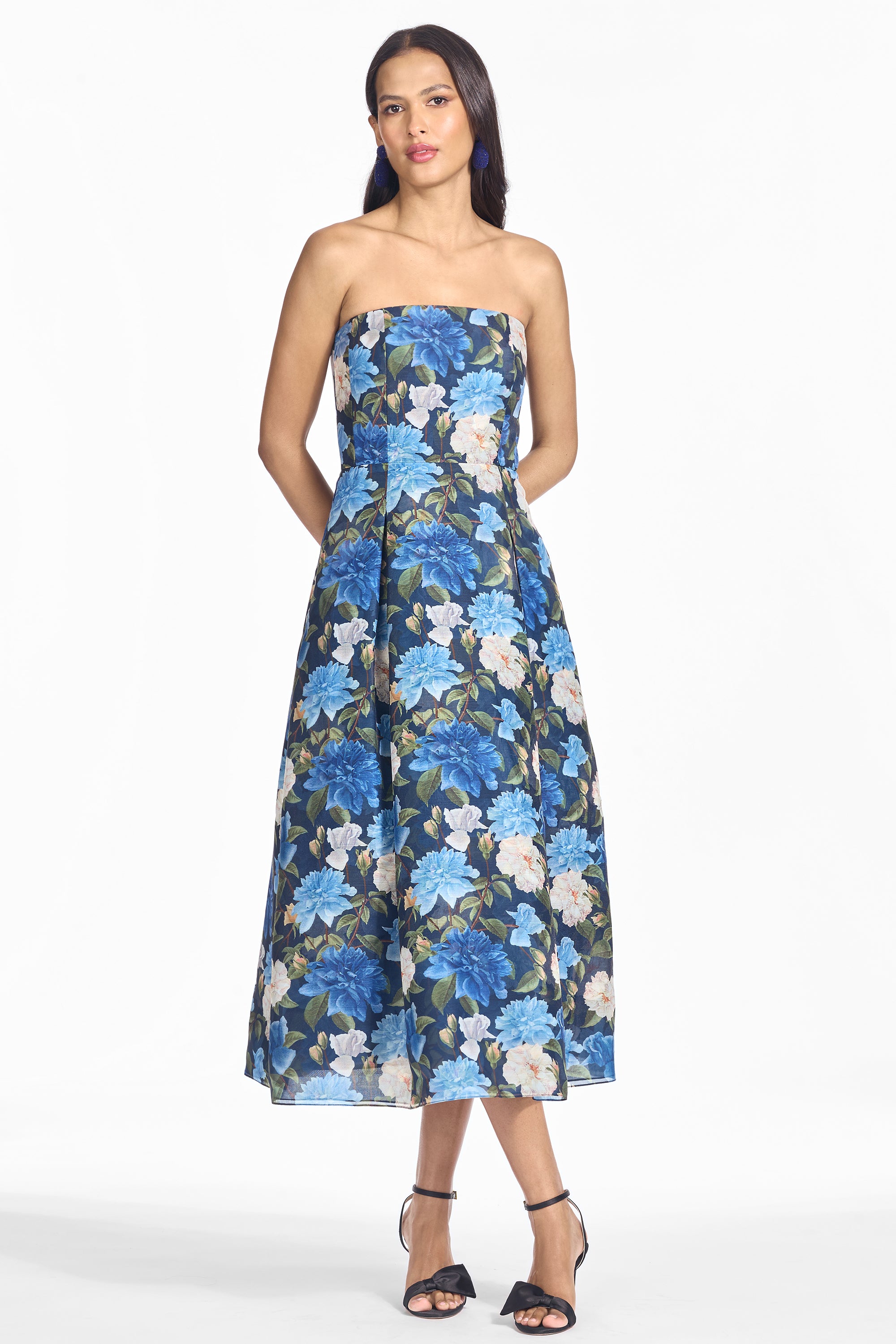 Shay dress porcelain botanica