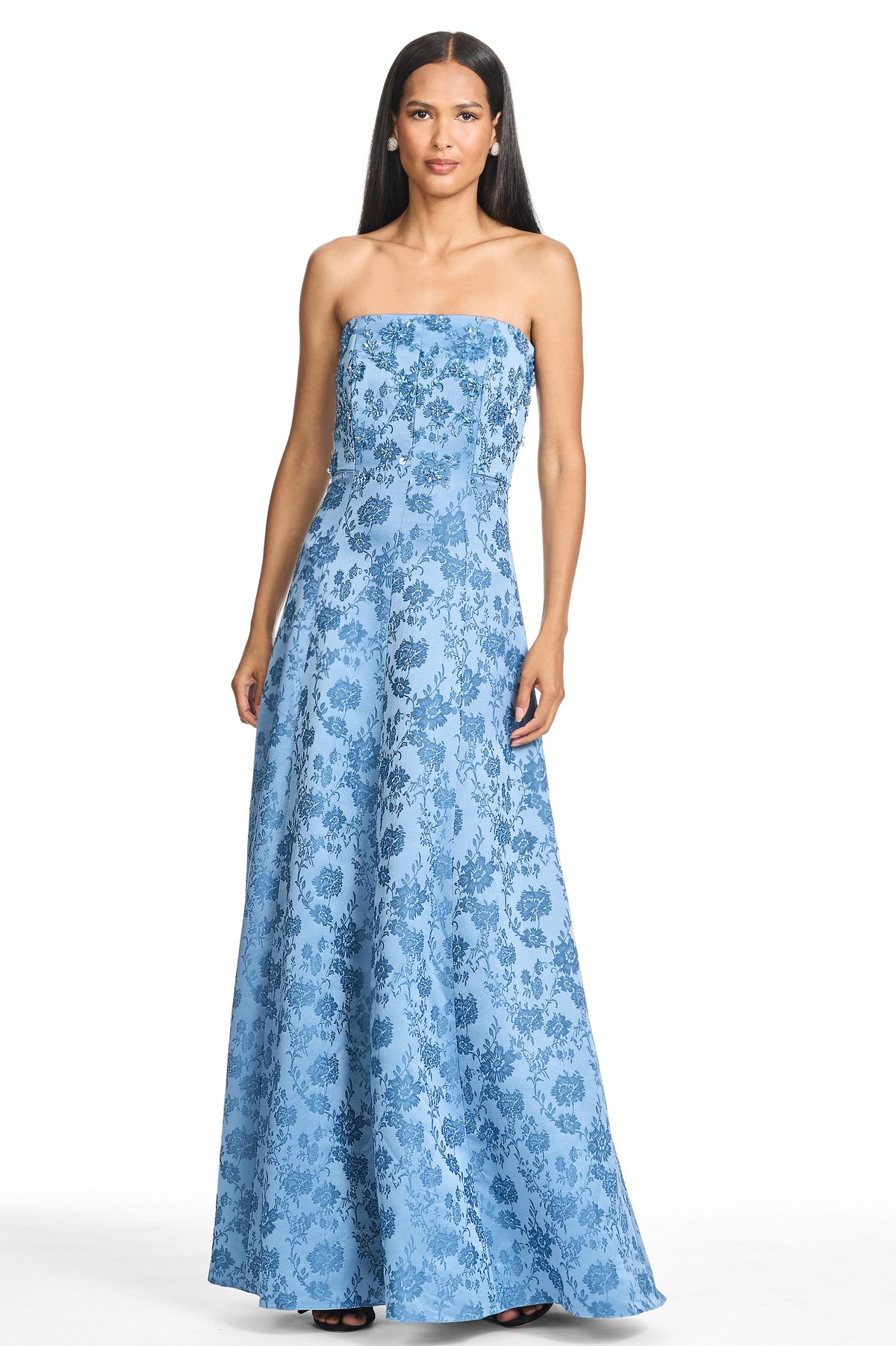 EMBROIDERED ROMY GOWN - AGEAN