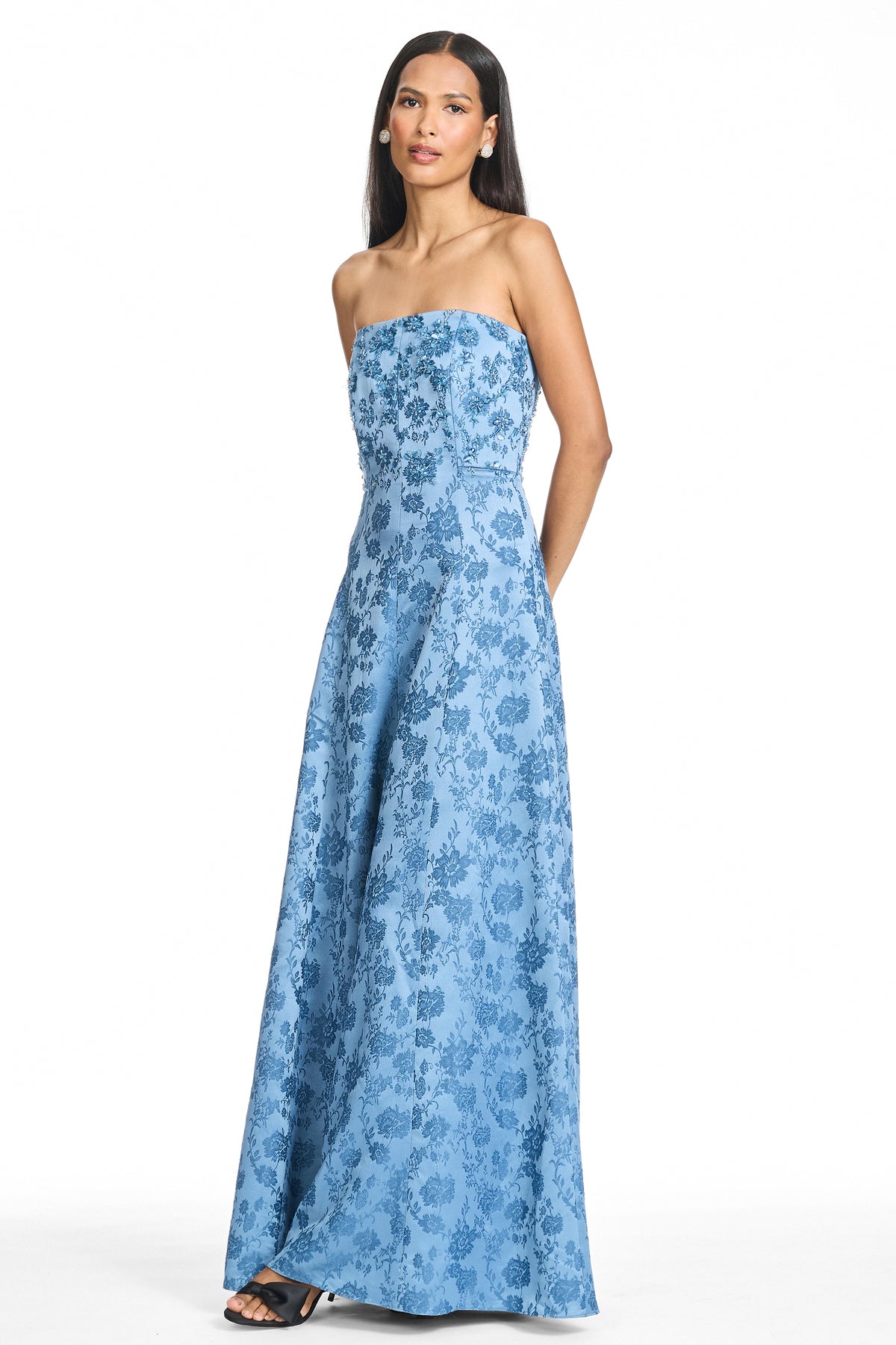 EMBROIDERED ROMY GOWN - AGEAN