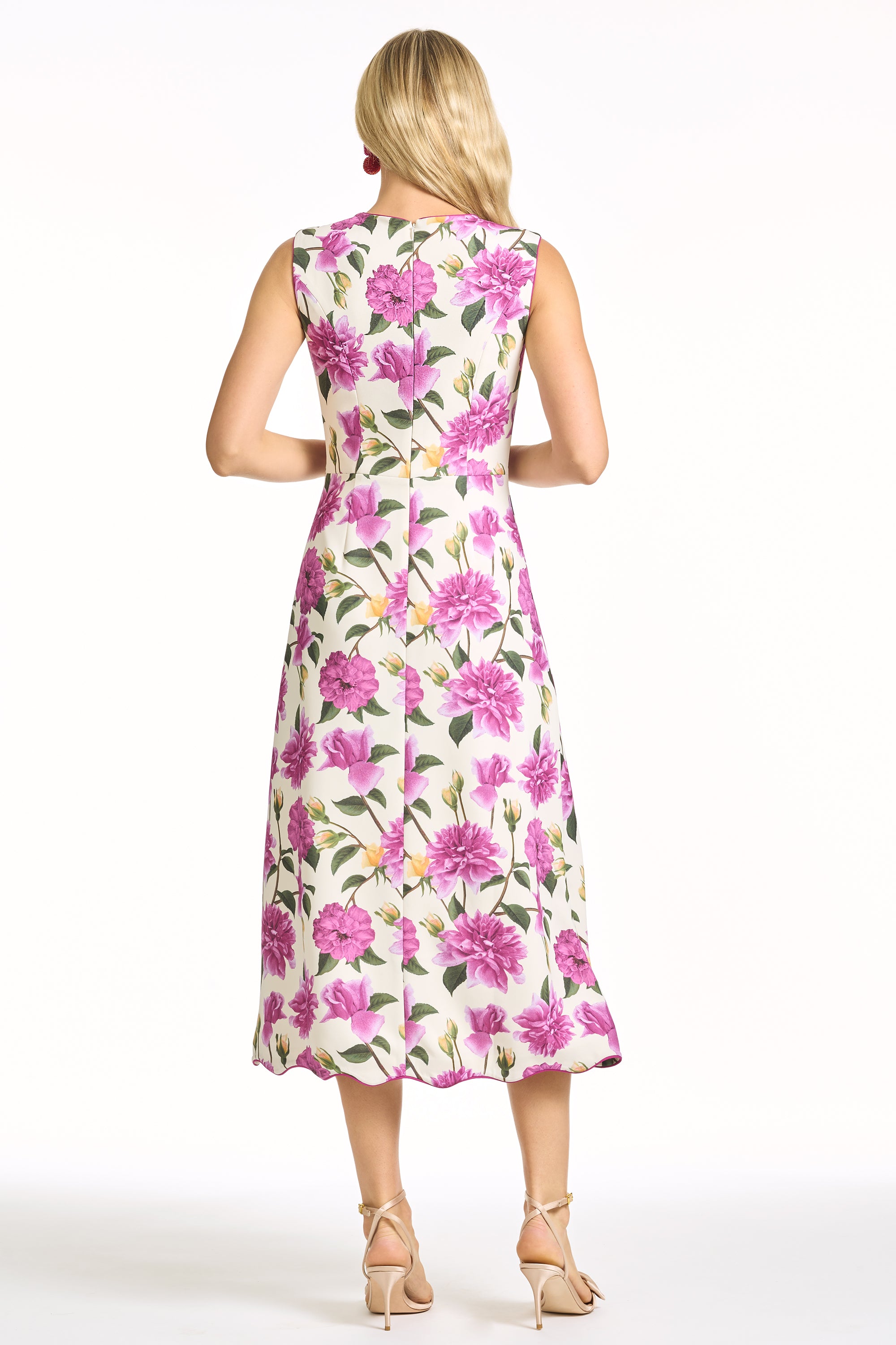 DEVON DRESS - AZALEA PINK PEONY