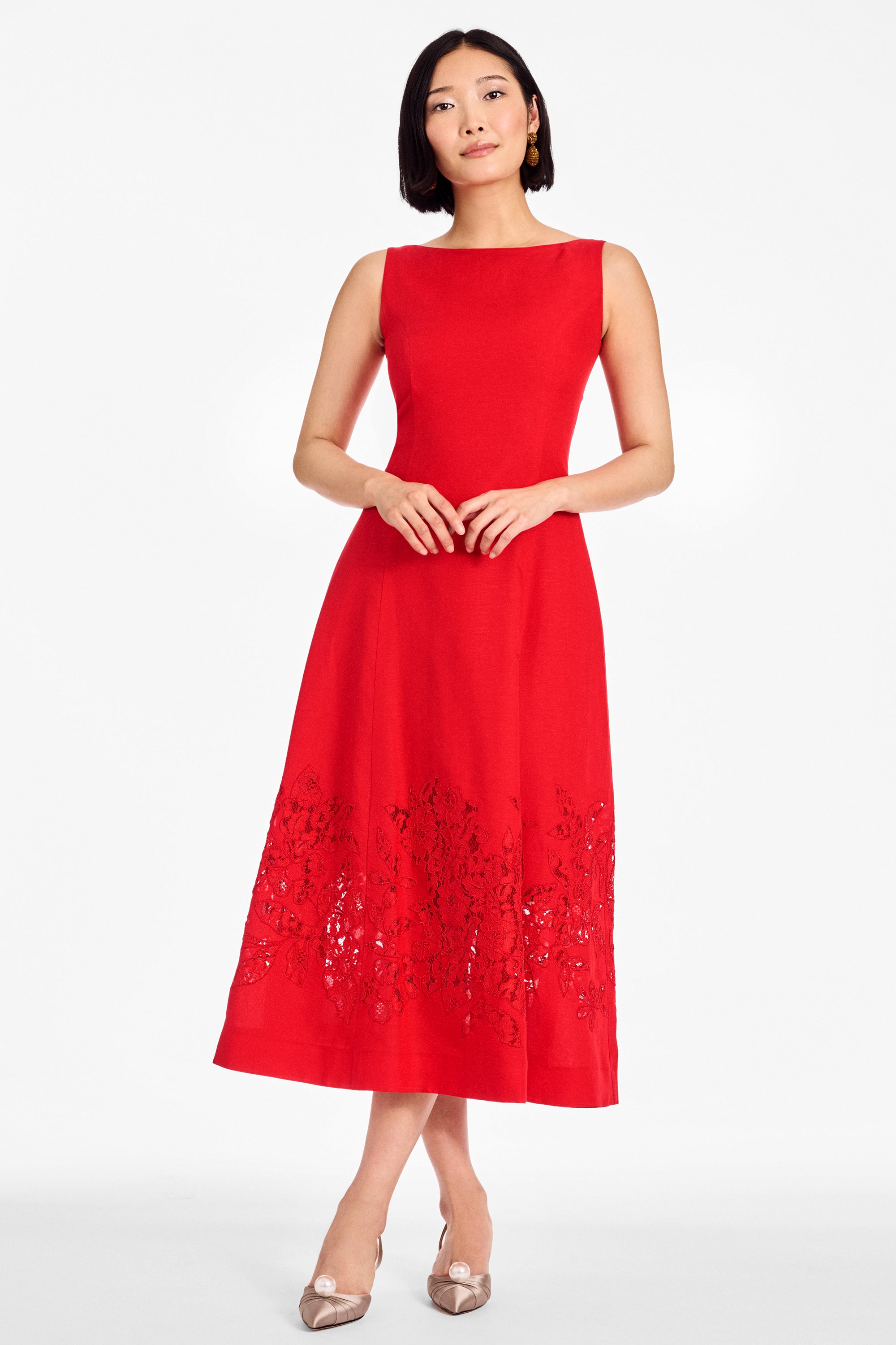 BRITTANY DRESS - CHERRY