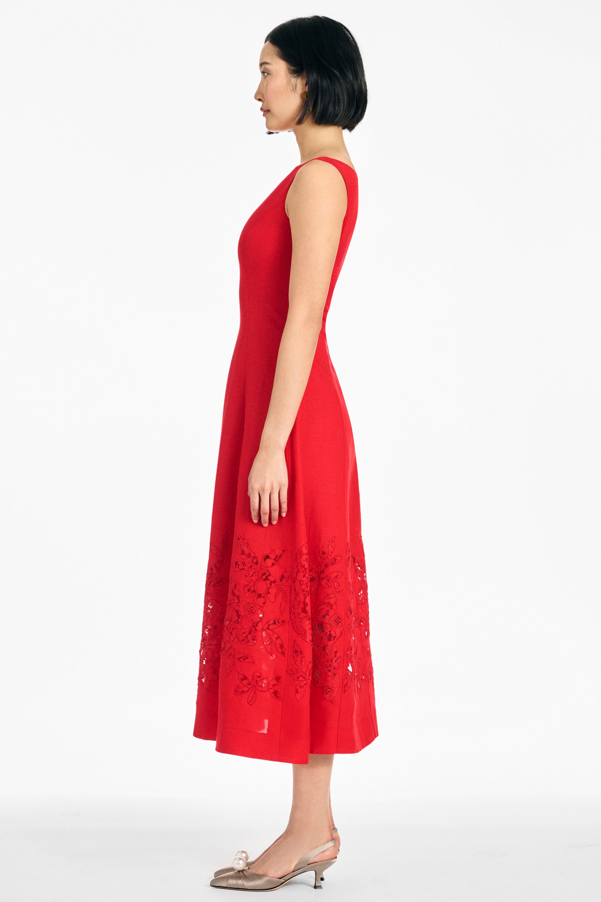 BRITTANY DRESS - CHERRY