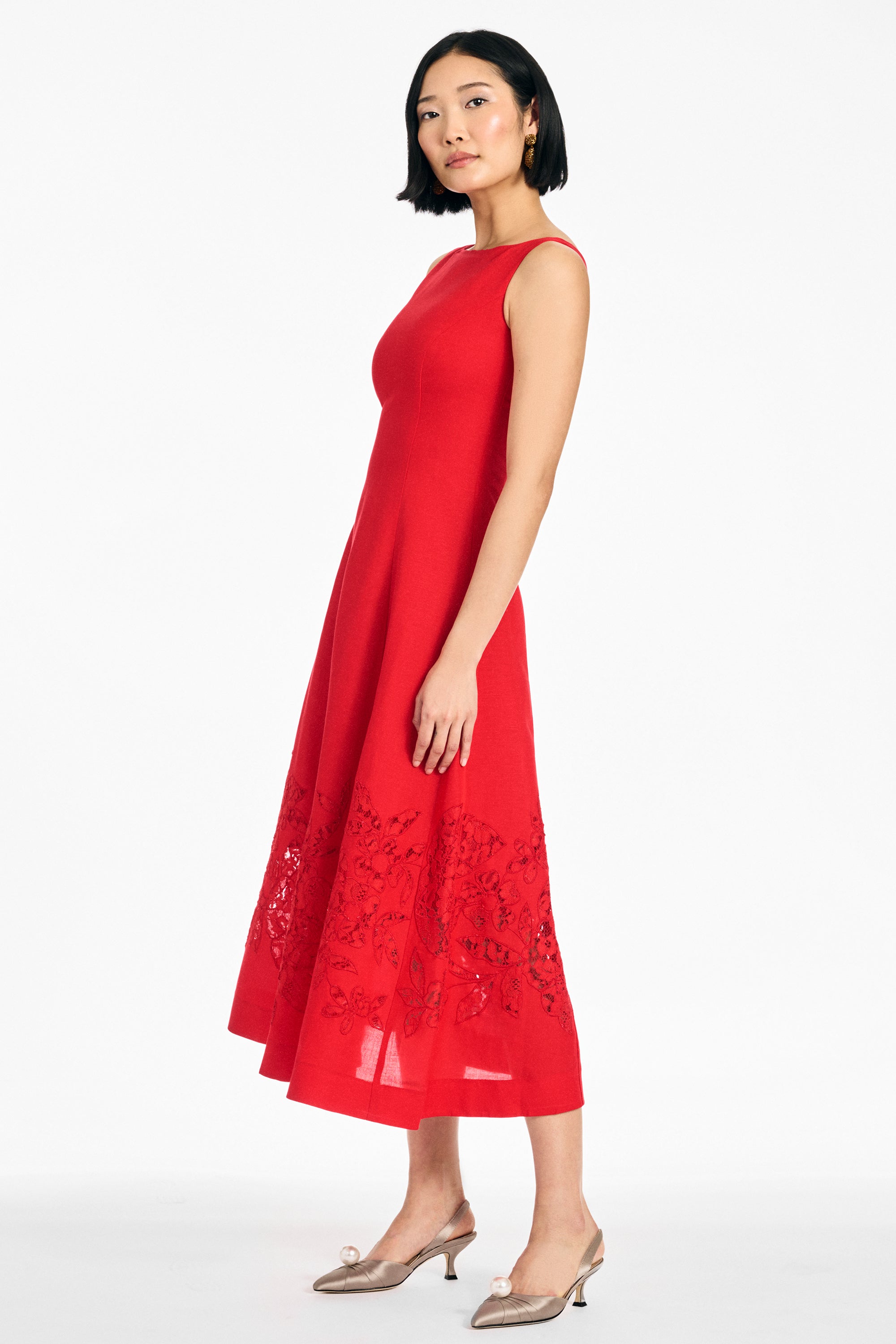 BRITTANY DRESS - CHERRY