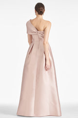 Delilah Gown - Silver Peony - Final Sale