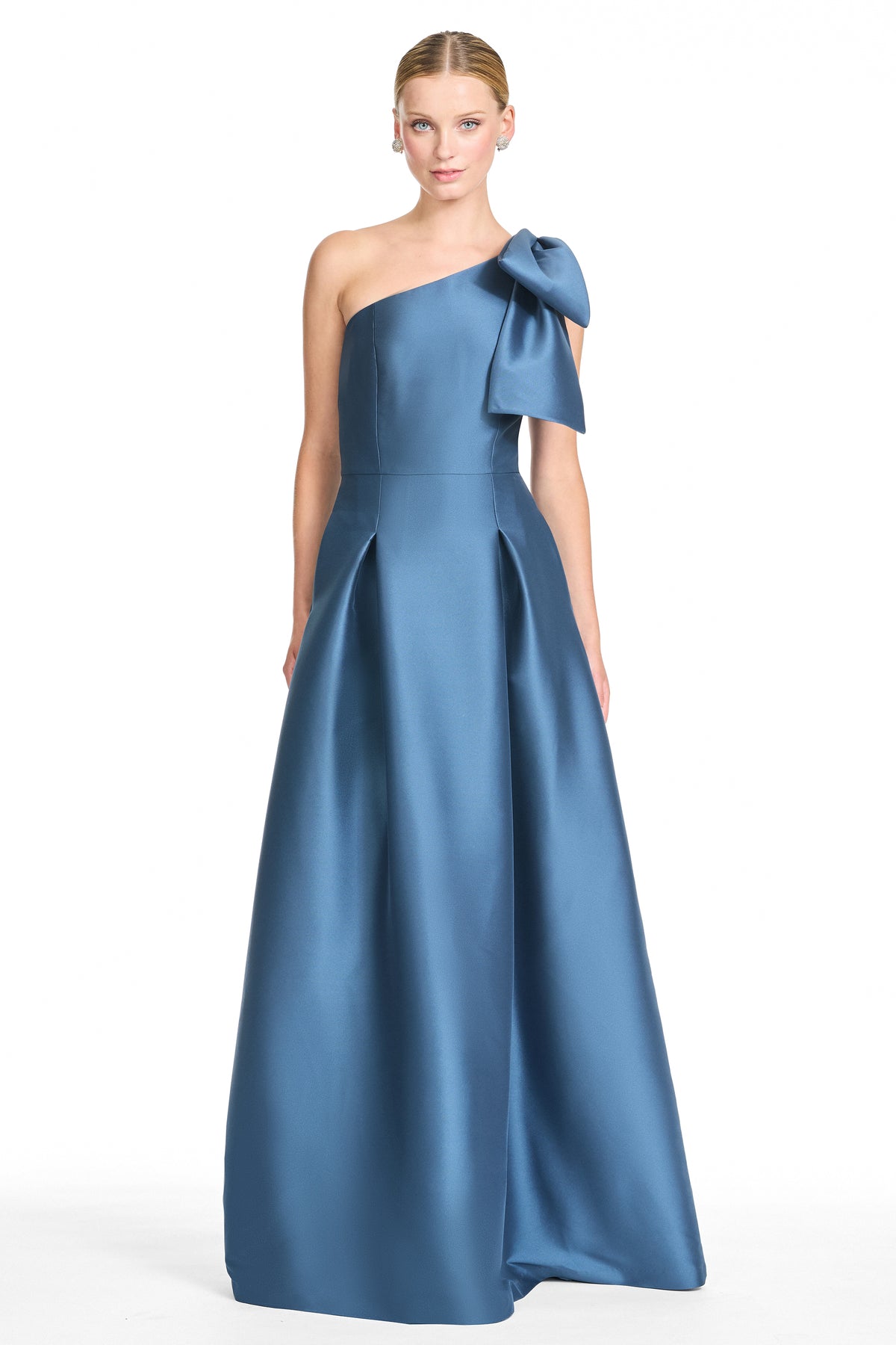 MARINA GOWN - STEEL BLUE