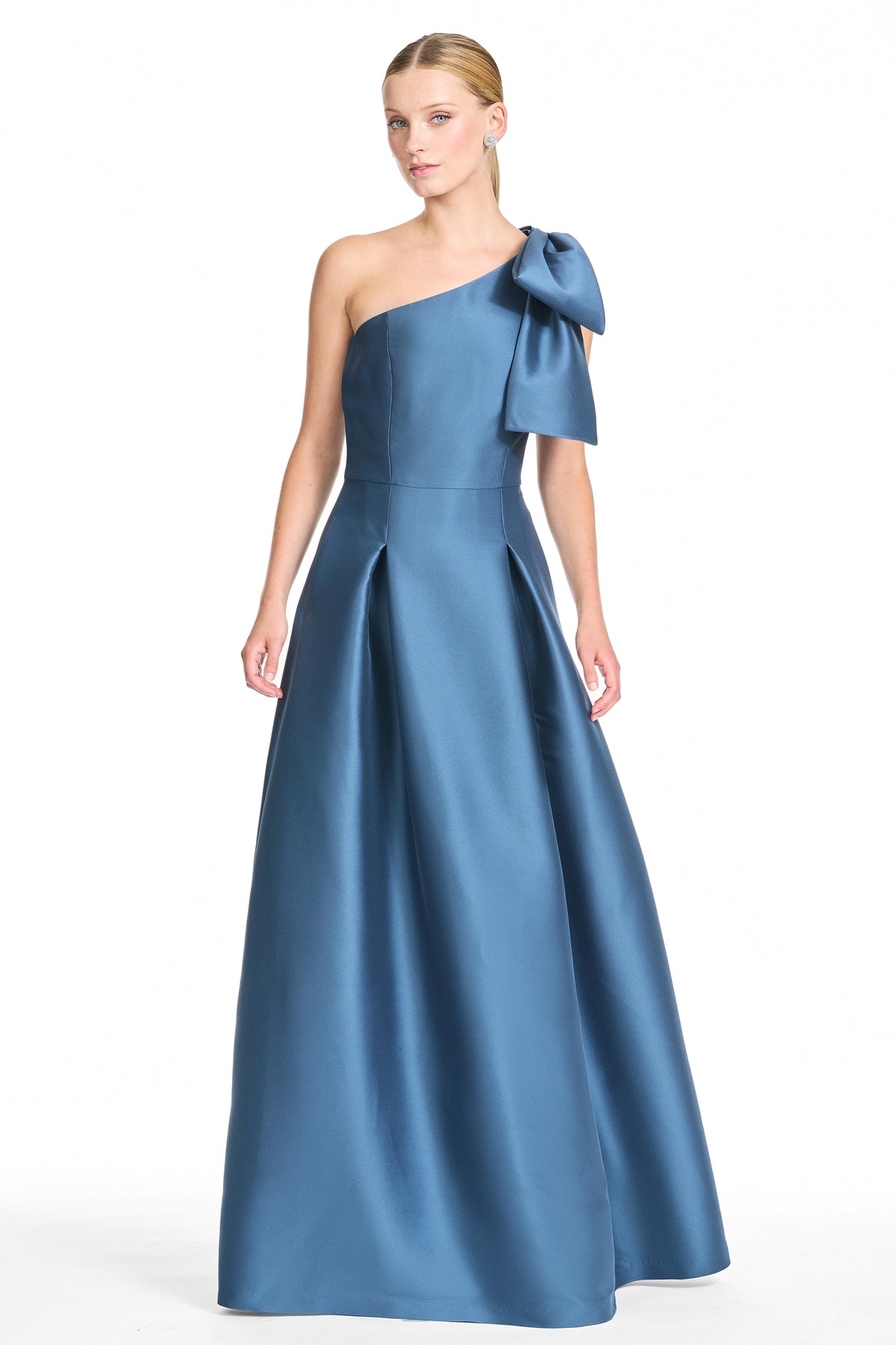MARINA GOWN - STEEL BLUE