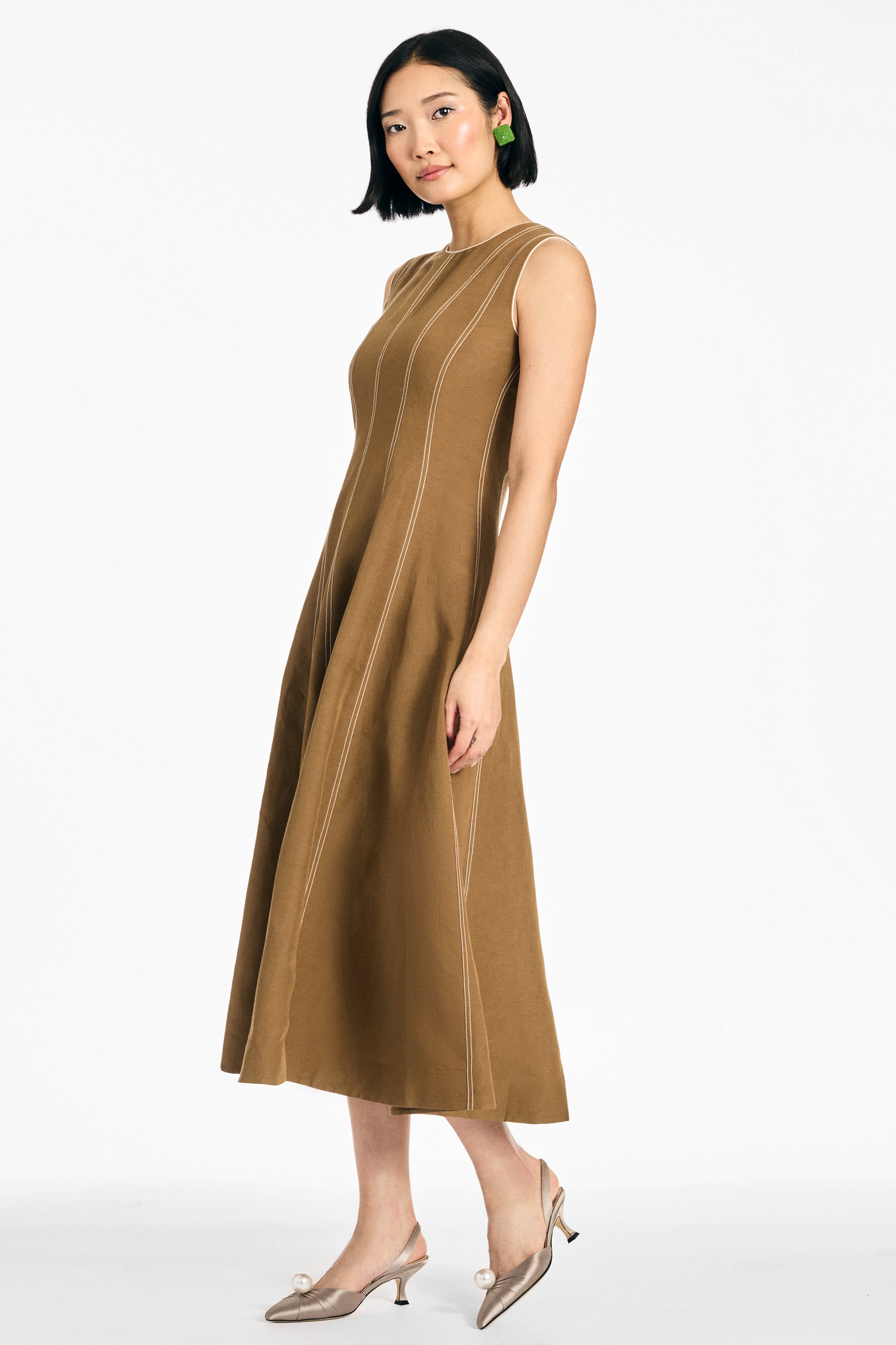 Mariposa dress toffee