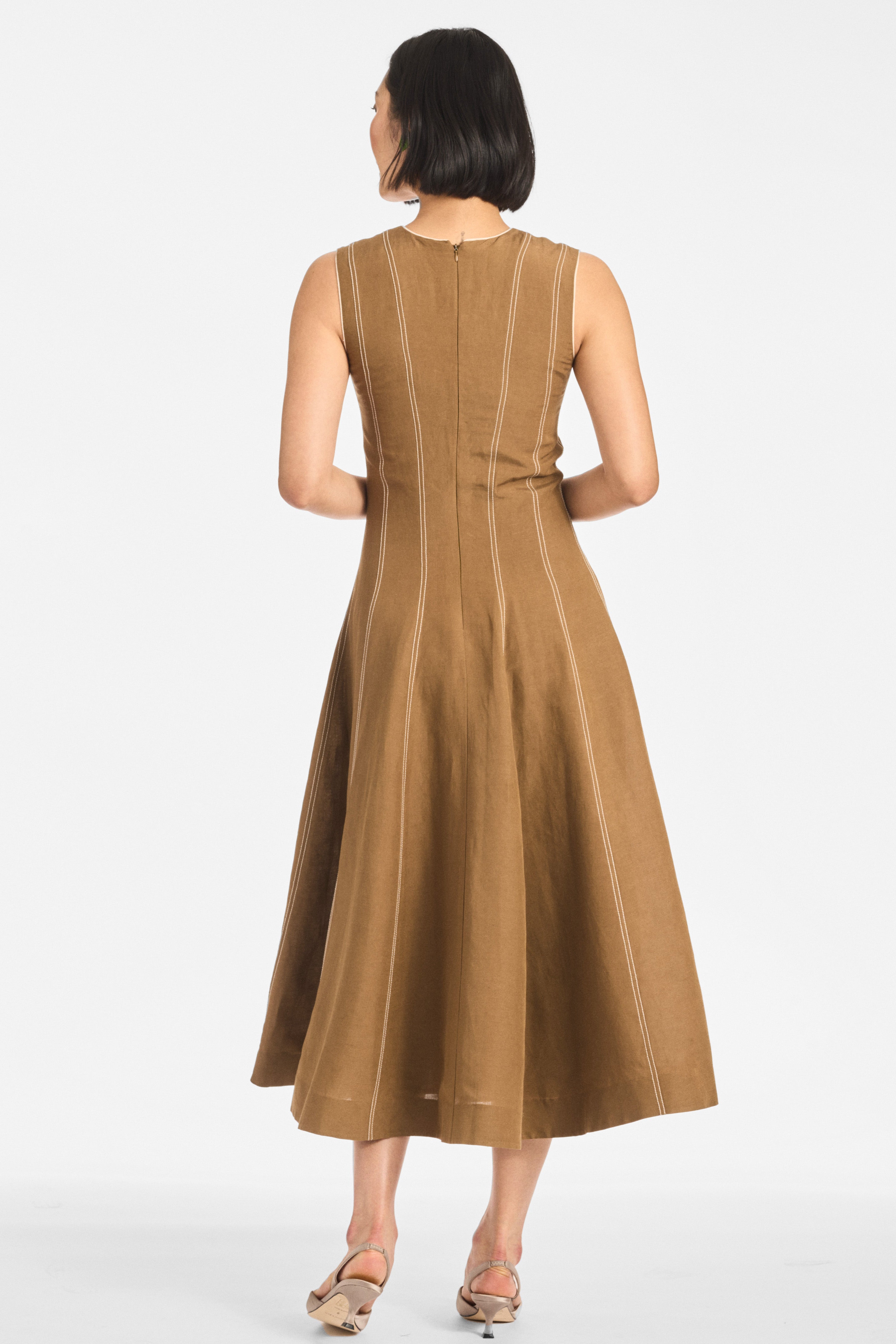 MARIPOSA DRESS - TOFFEE