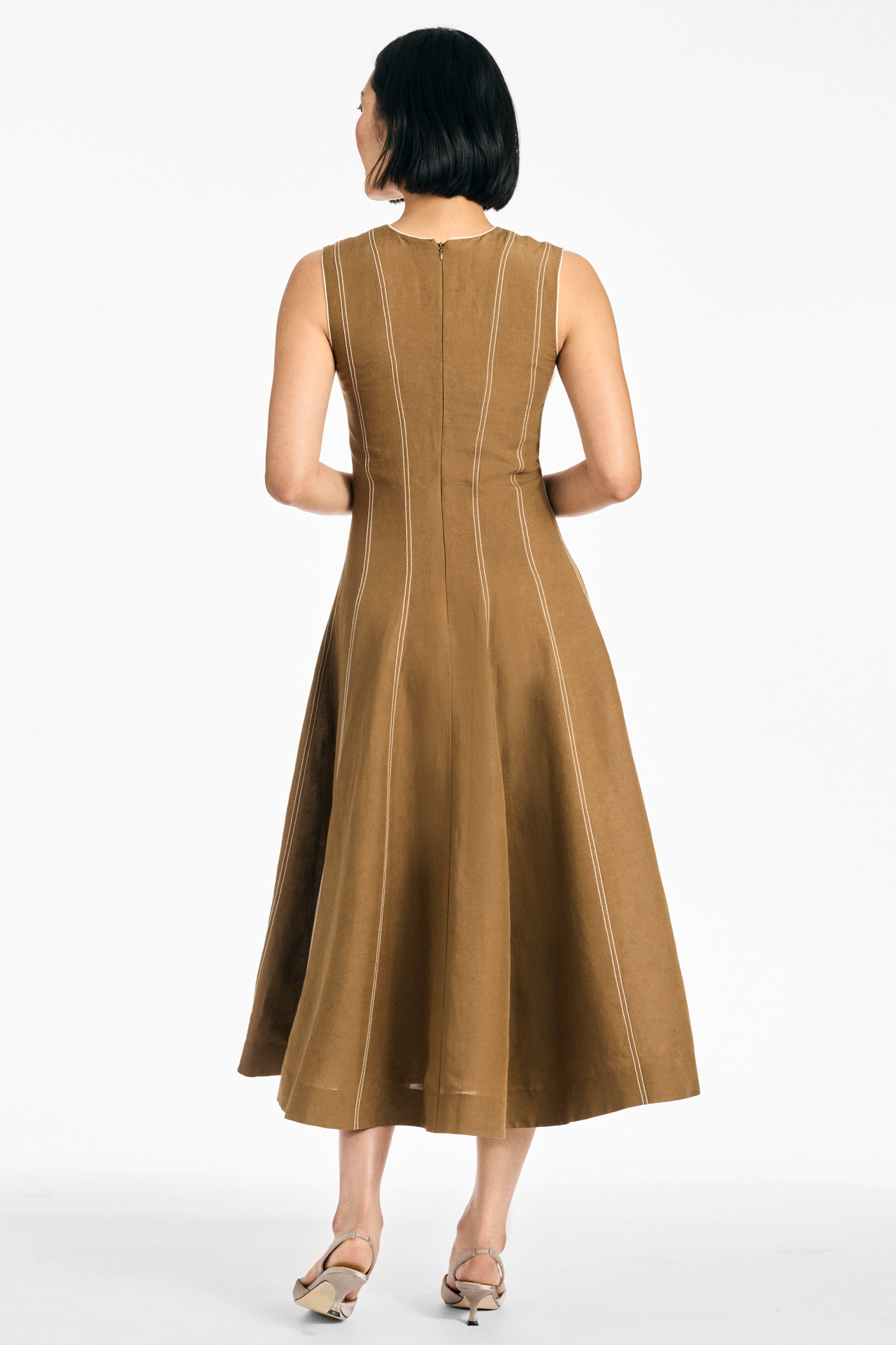 Mariposa dress toffee