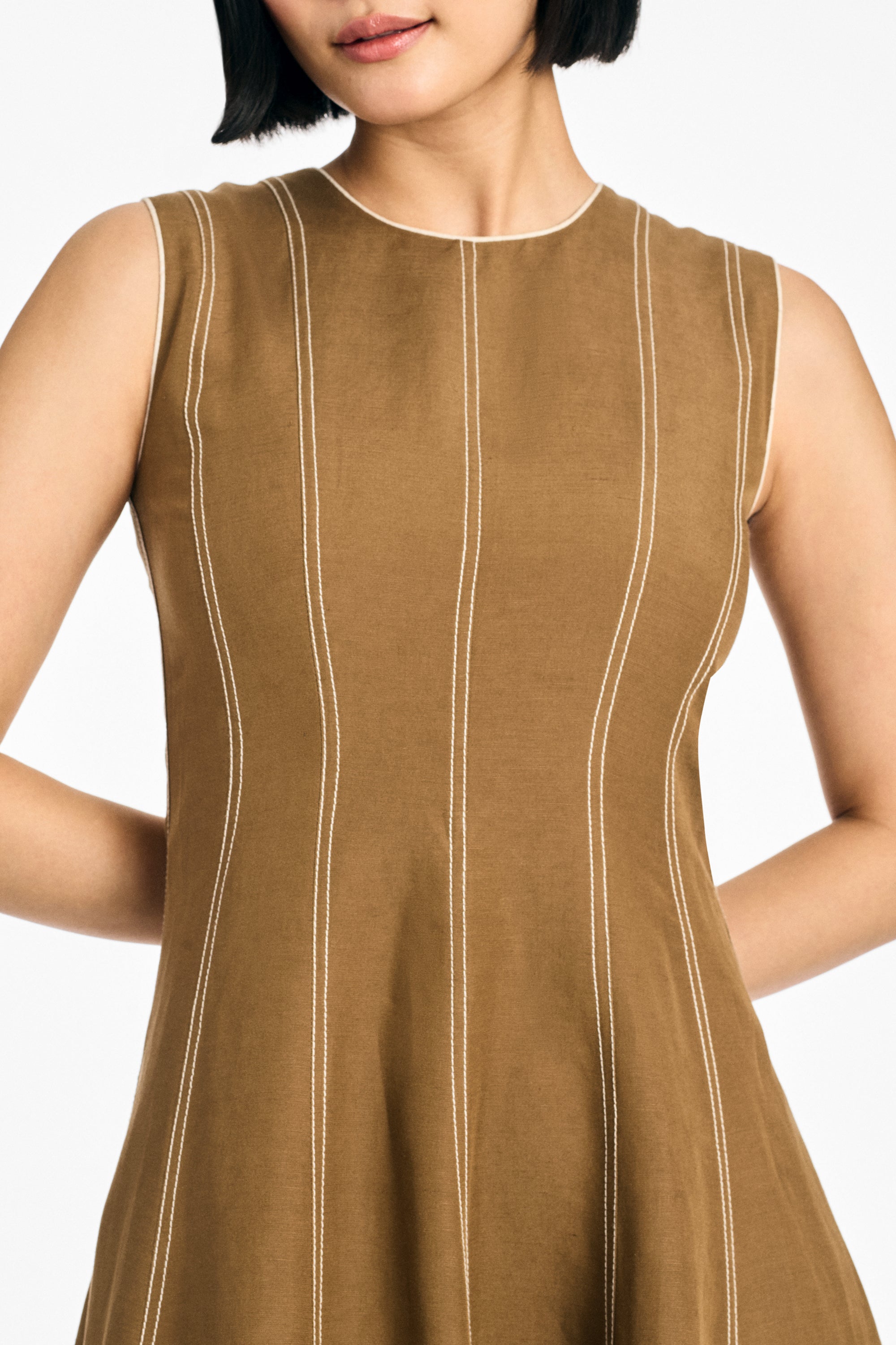 MARIPOSA DRESS - TOFFEE