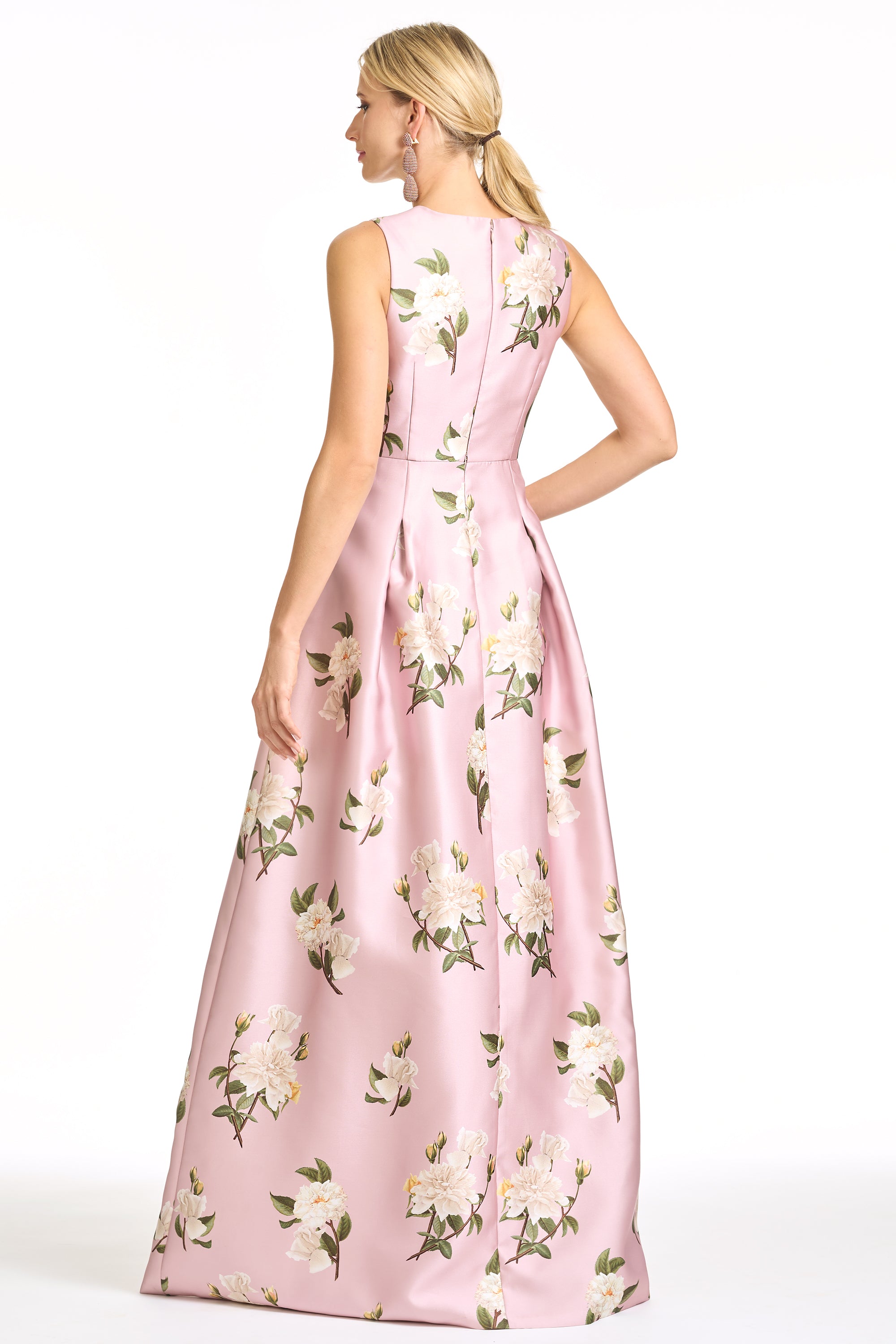 BROOKLYNNE GOWN - ROSE QUARTZ TEA ROSES