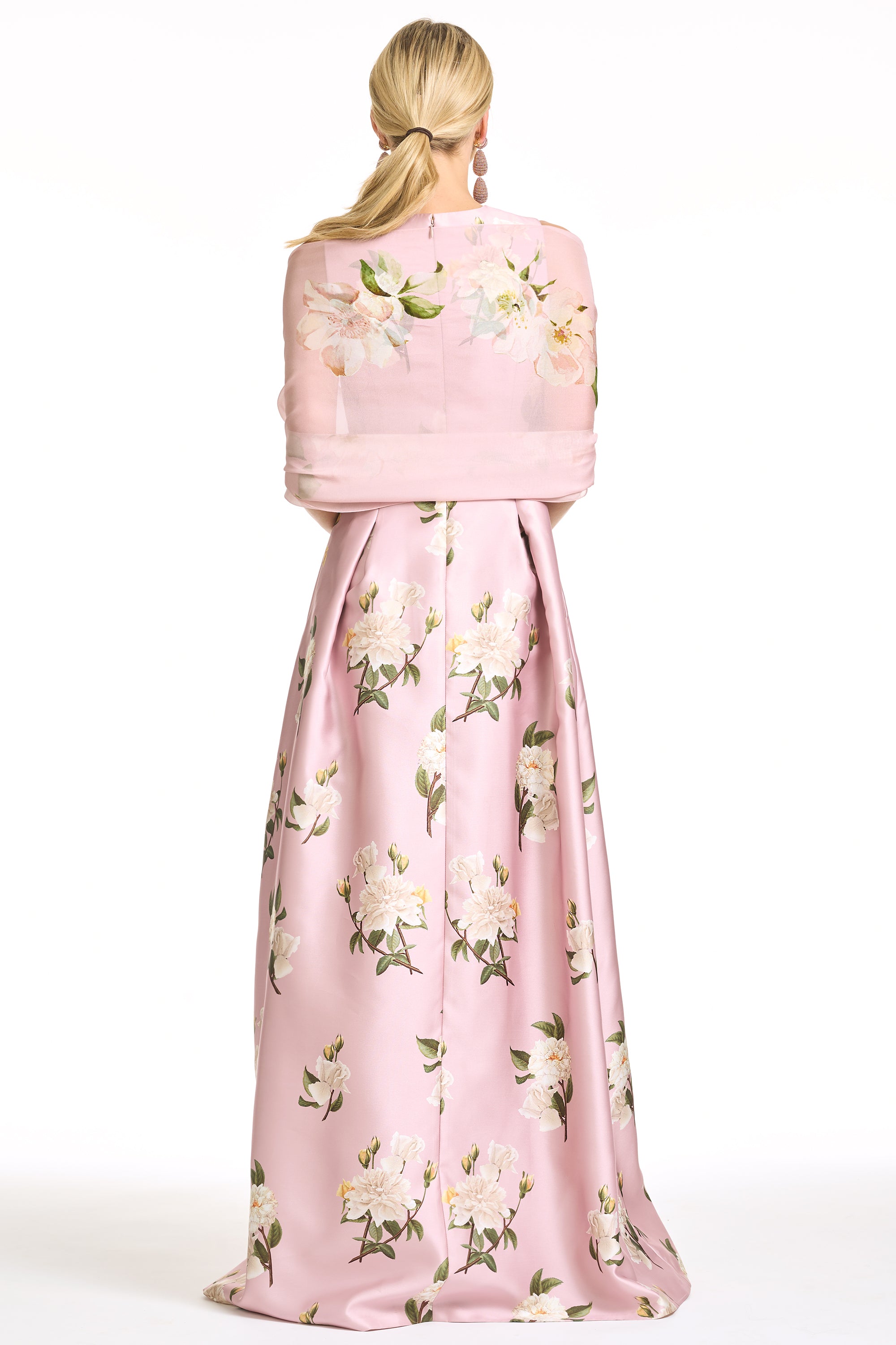 BROOKLYNNE GOWN - ROSE QUARTZ TEA ROSES