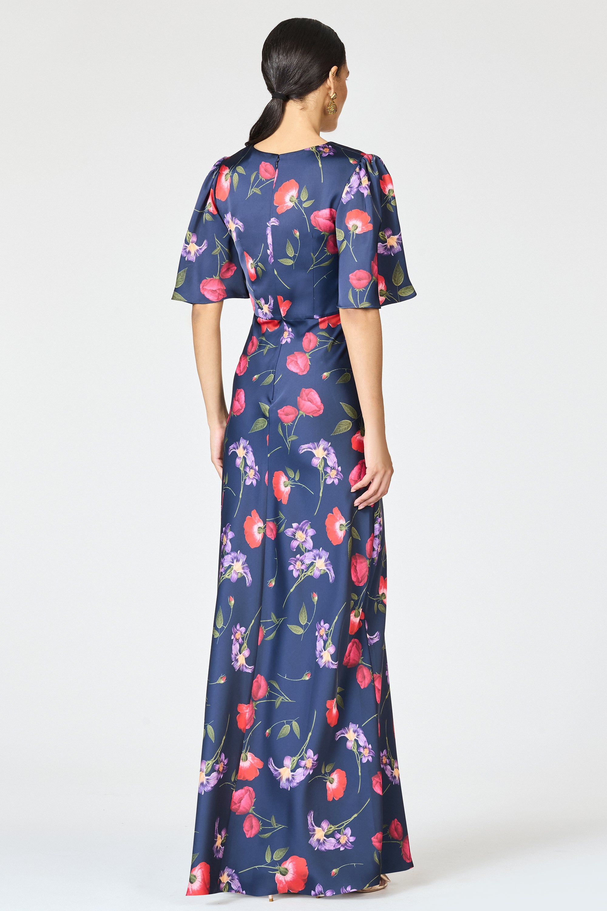 MAE GOWN - MIDNIGHT JARDIN