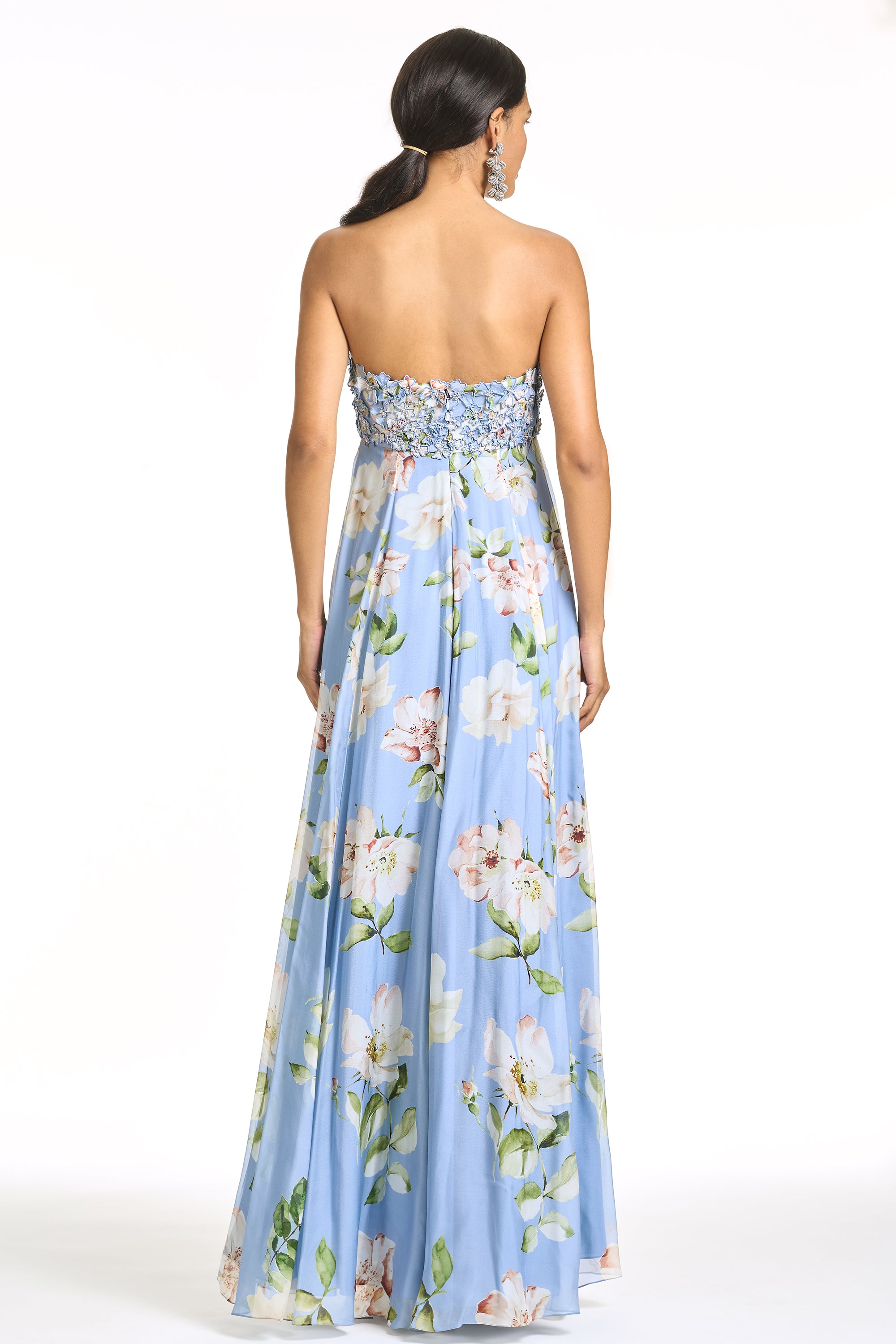 EMBROIDERED AMES GOWN - TWILIGHT PETALS