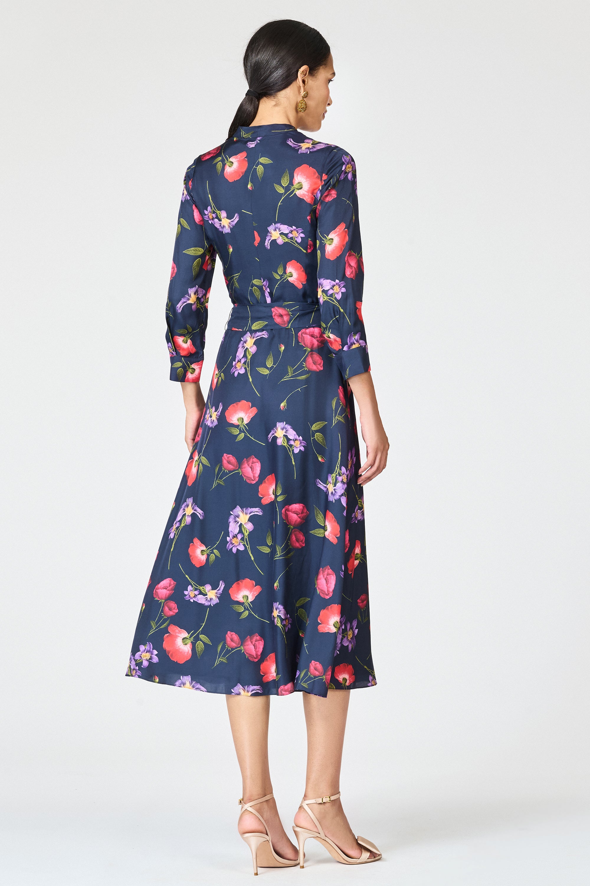 ELIZABETH DRESS - MIDNIGHT JARDIN
