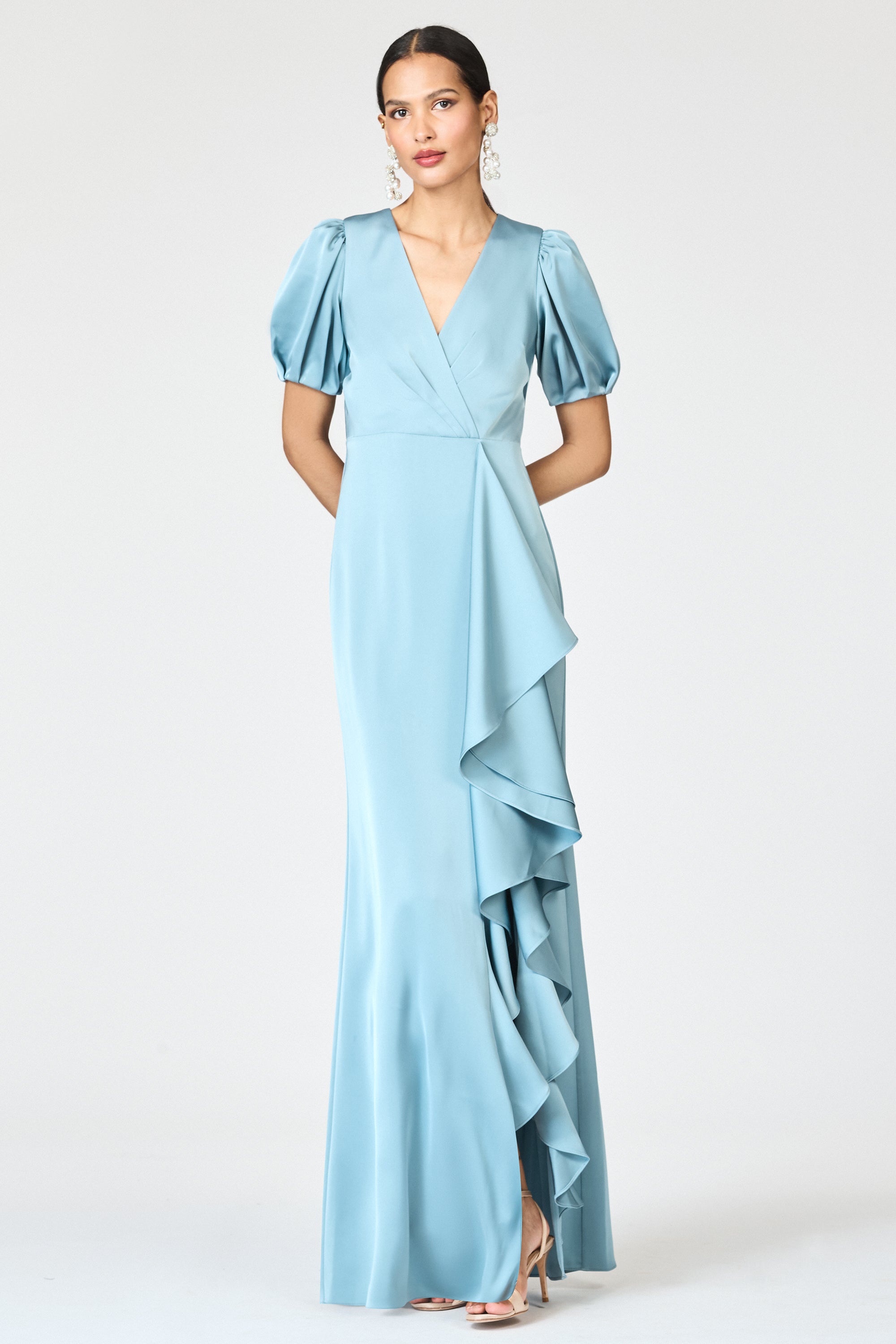 MILA GOWN - SEAGLASS