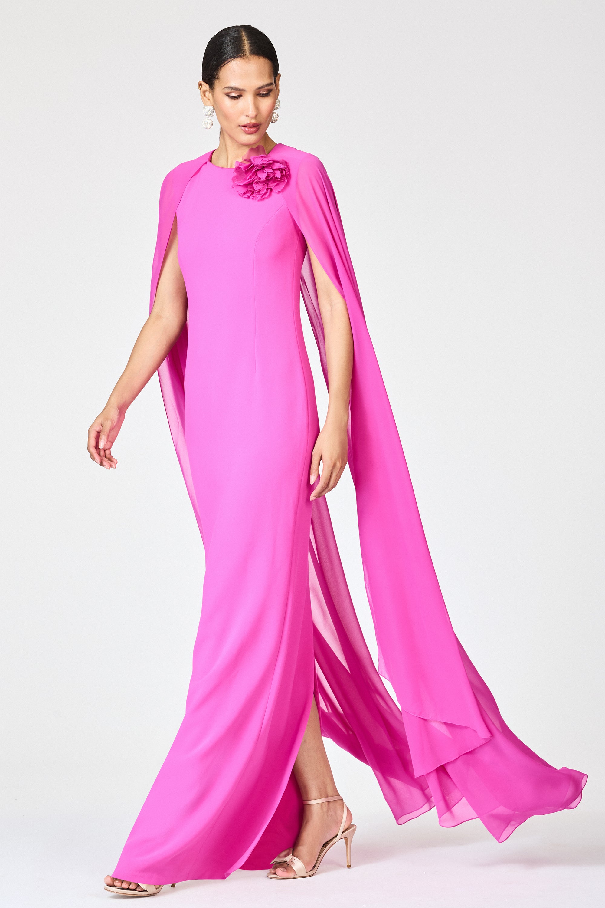 CHIARA GOWN - CERISE